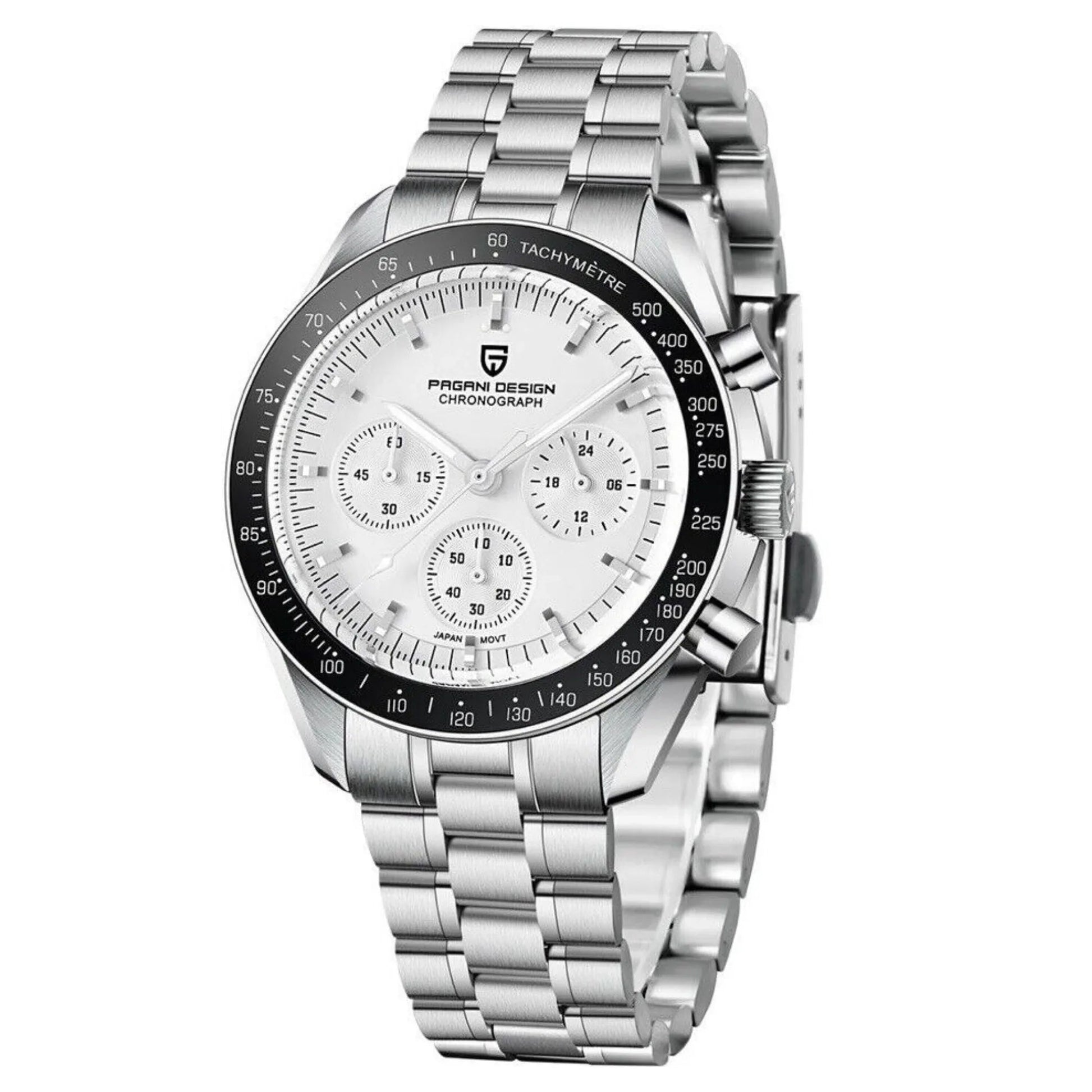 Pagani Design PD-1701 40mm Mens Waterproof Watch with Seiko VK-63 Movement (Speedmaster) - DREAM WATCHES