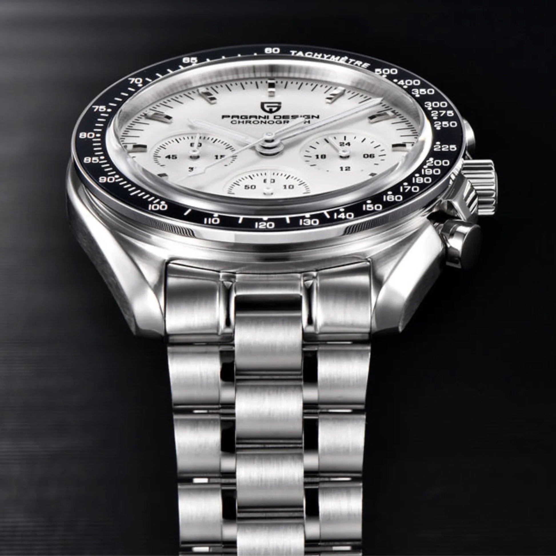Pagani Design PD-1701 40mm Mens Waterproof Watch with Seiko VK-63 Movement (Speedmaster) - DREAM WATCHES