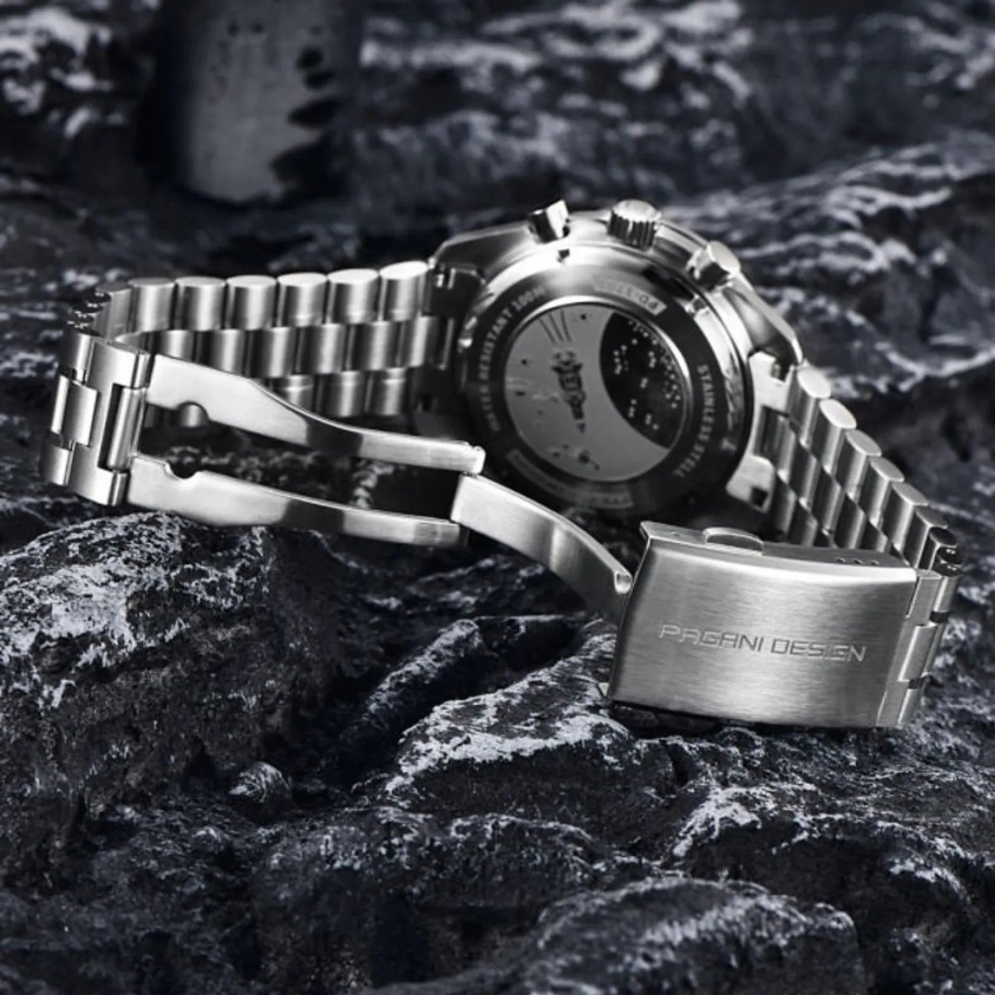 Pagani Design PD-1701 40mm Mens Waterproof Watch with Seiko VK-63 Movement (Speedmaster) - DREAM WATCHES