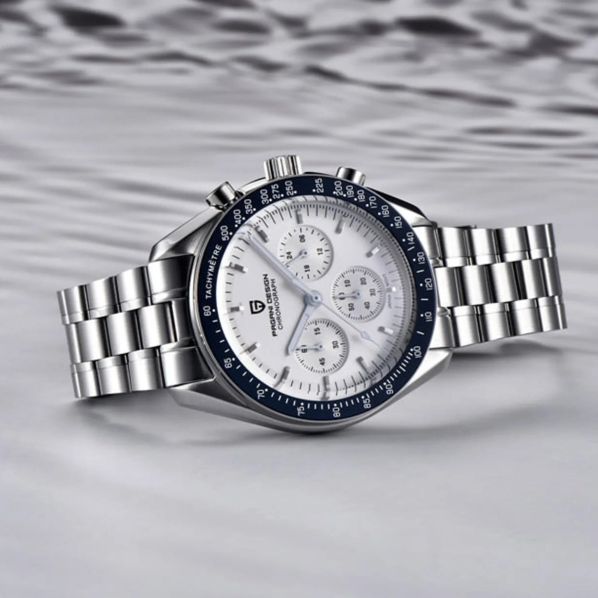 Pagani Design PD-1701 40mm Mens Waterproof Watch with Seiko VK-63 Movement (Speedmaster) - DREAM WATCHES
