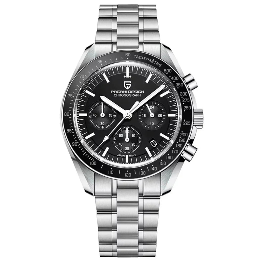 Pagani Design PD-1701 40mm Mens Waterproof Watch with Seiko VK-63 Movement "The Moon Watch" - DREAM WATCHES