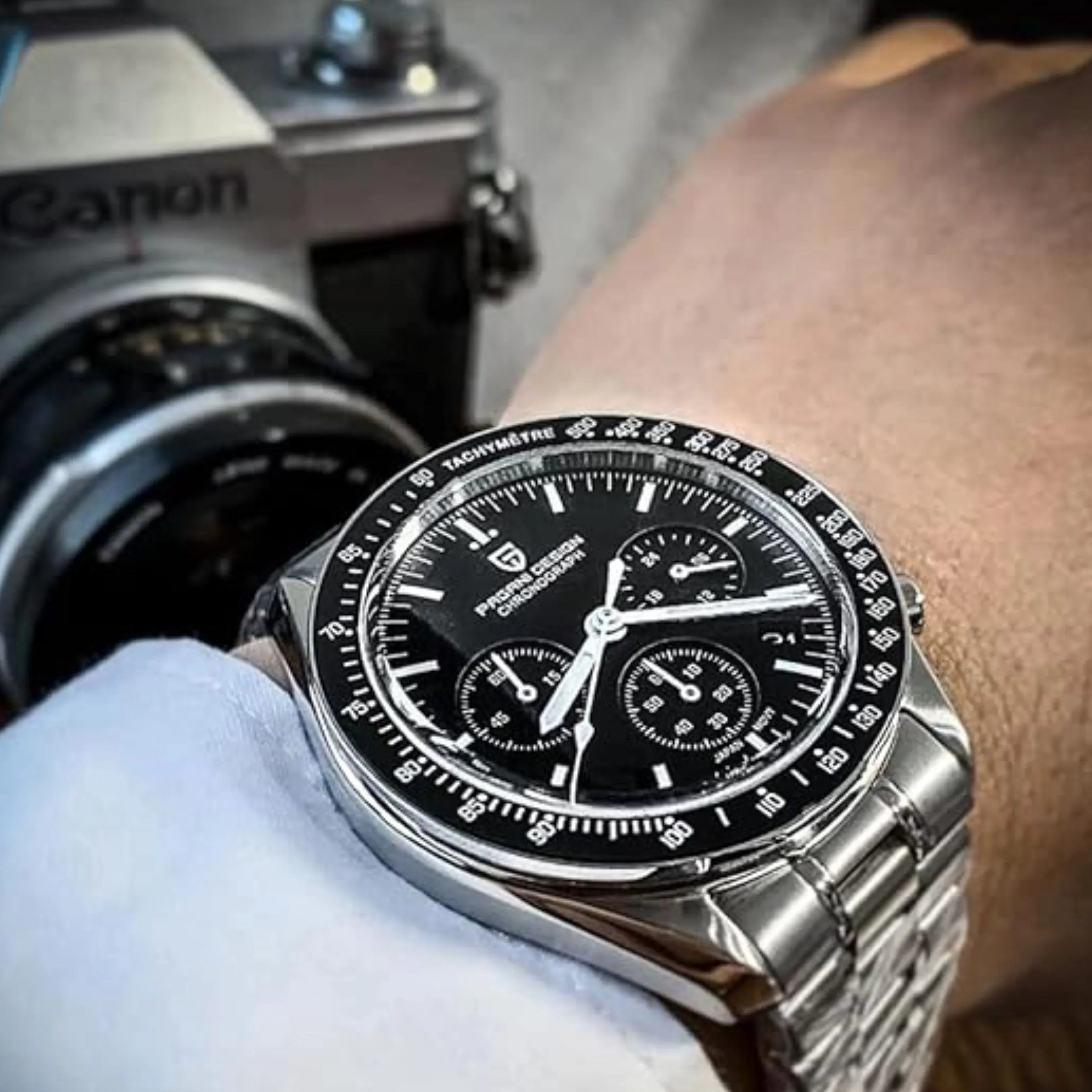 Pagani Design PD-1701 40mm Mens Waterproof Watch with Seiko VK-63 Movement 