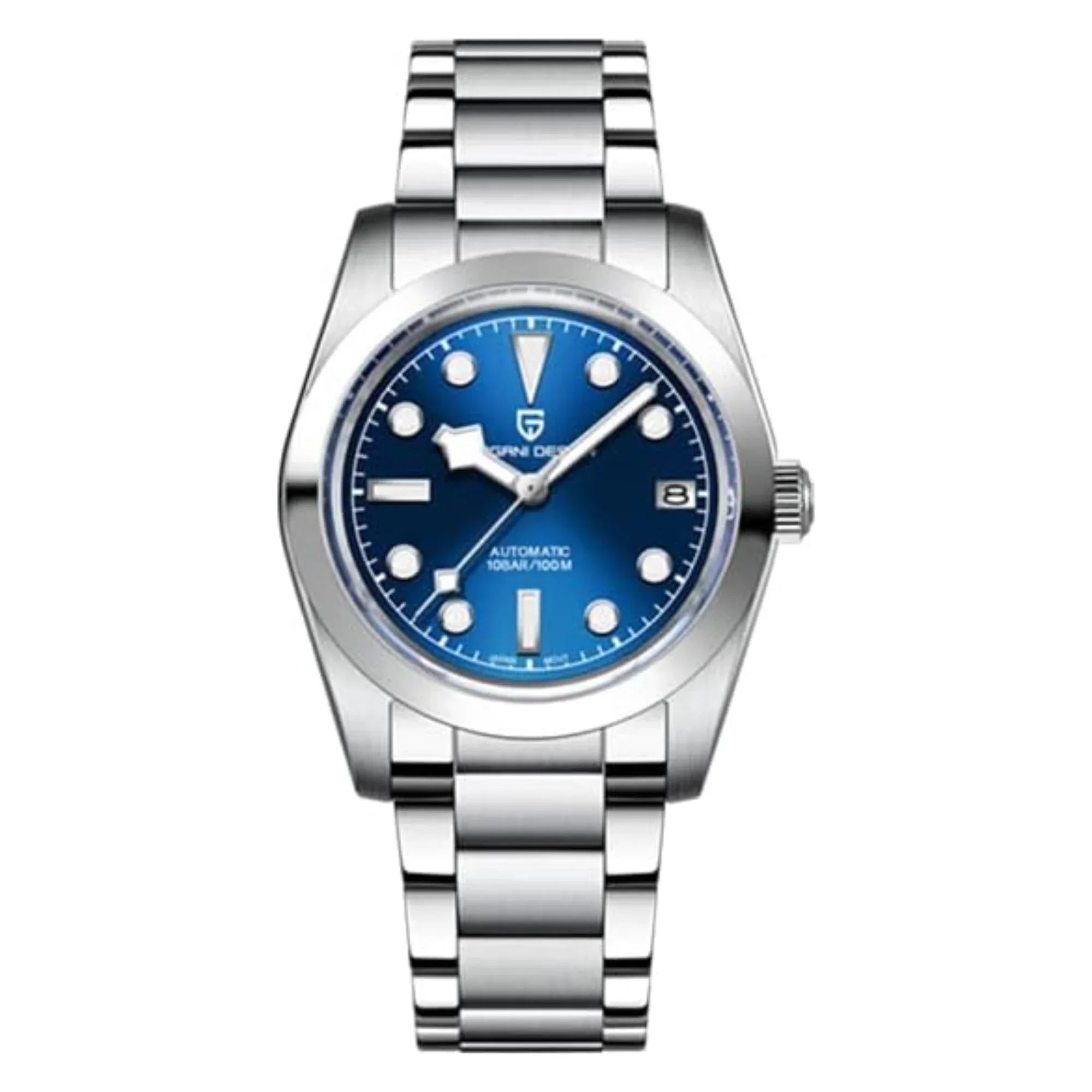 Pagani Design PD-1716 36MM Snowflake Hands with Seiko NH35 Automatic Movement - Deep Blue Dial - DREAM WATCHES