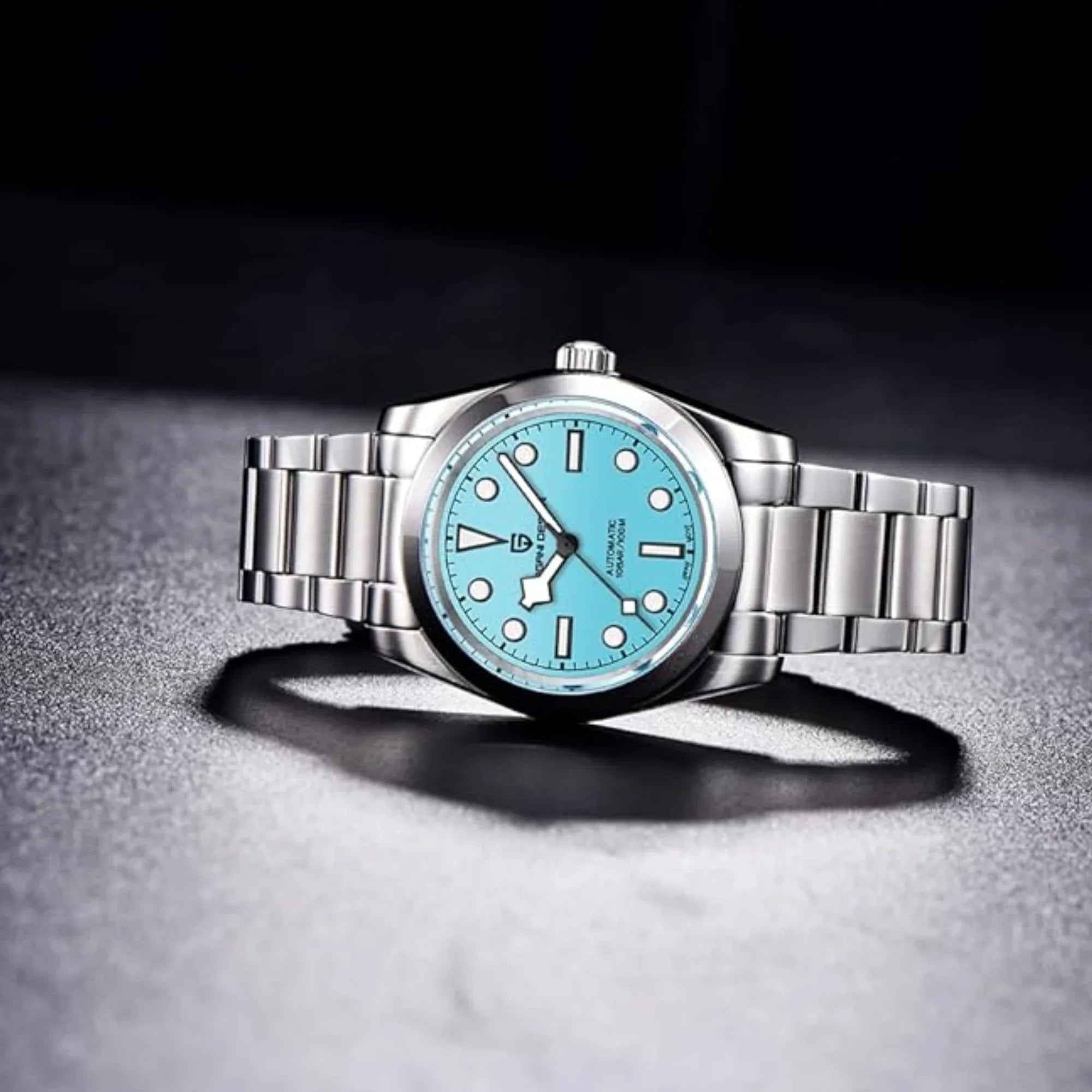 Pagani Design PD-1716 36MM Snowflake Hands with Seiko NH35 Automatic Movement - Sky-Blue Dial - DREAM WATCHES