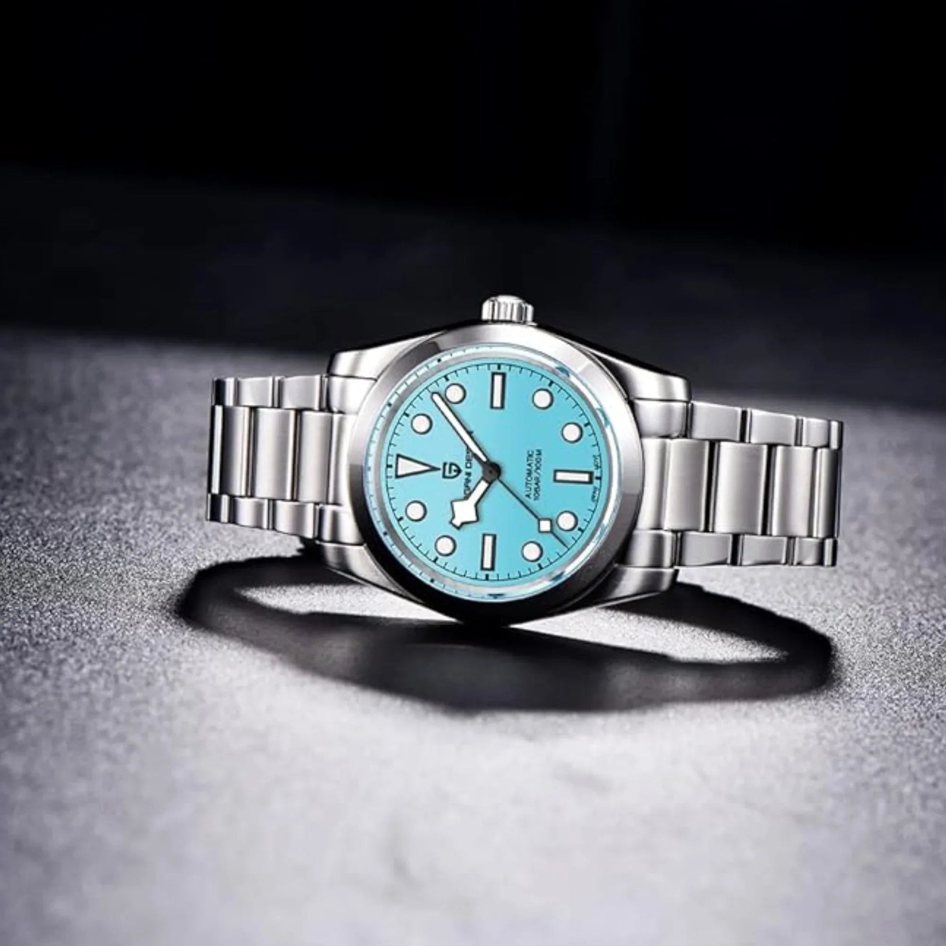 Pagani Design PD-1716 36MM Snowflake Hands with Seiko NH35 Automatic Movement - Sky-Blue Dial - DREAM WATCHES