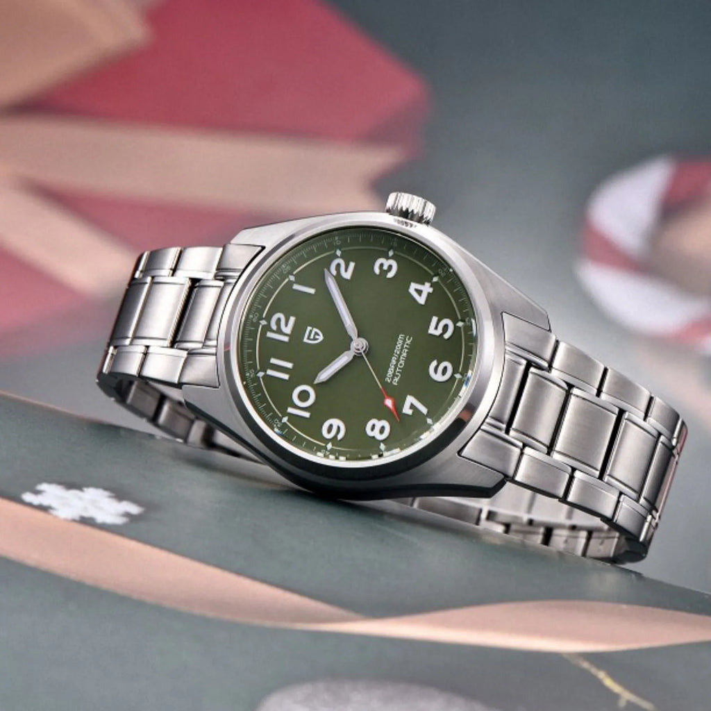 Pagani Design PD-1717 V2 Spirit Pilot 38MM 200M Waterproof Japan Automatic Mechanical Watch Sapphire Crystal Luminous Stainless Steel - DREAM WATCHES
