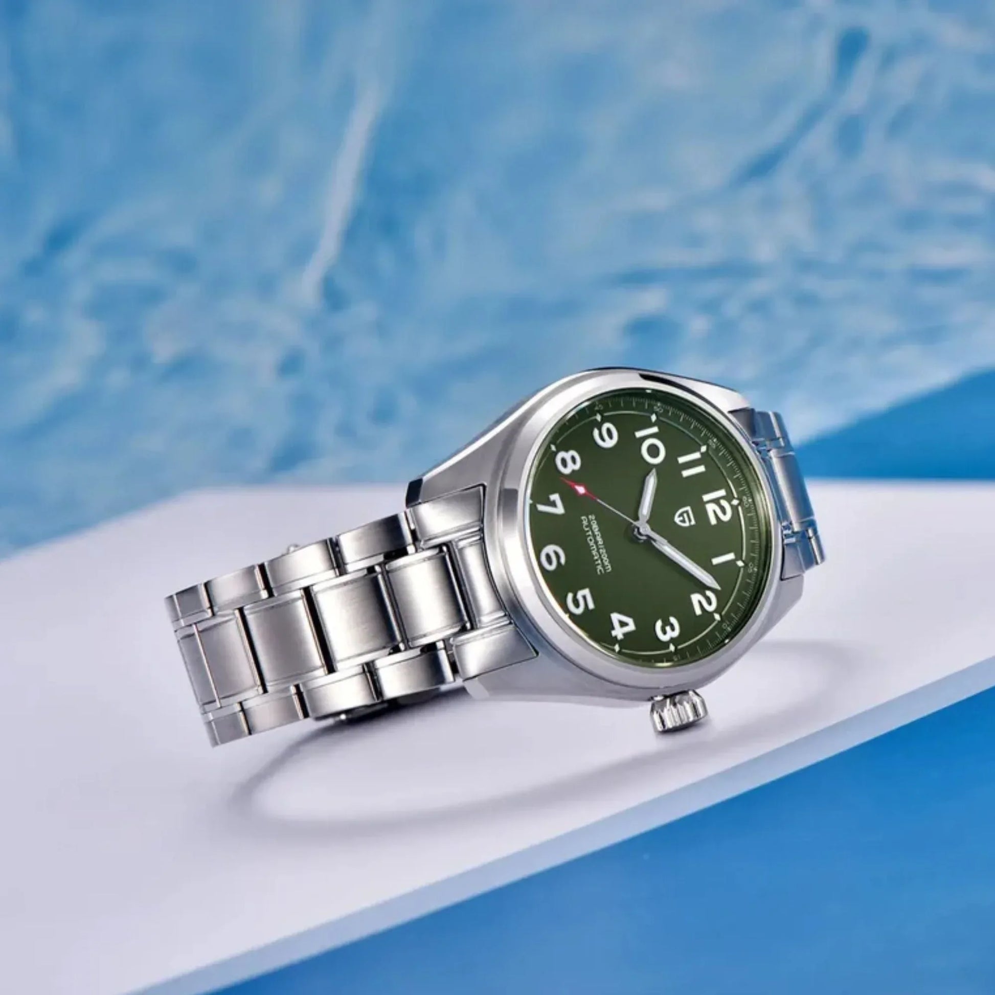 Pagani Design PD-1717 V2 Spirit Pilot 38MM 200M Waterproof Japan Automatic Mechanical Watch Sapphire Crystal Luminous Stainless Steel - DREAM WATCHES