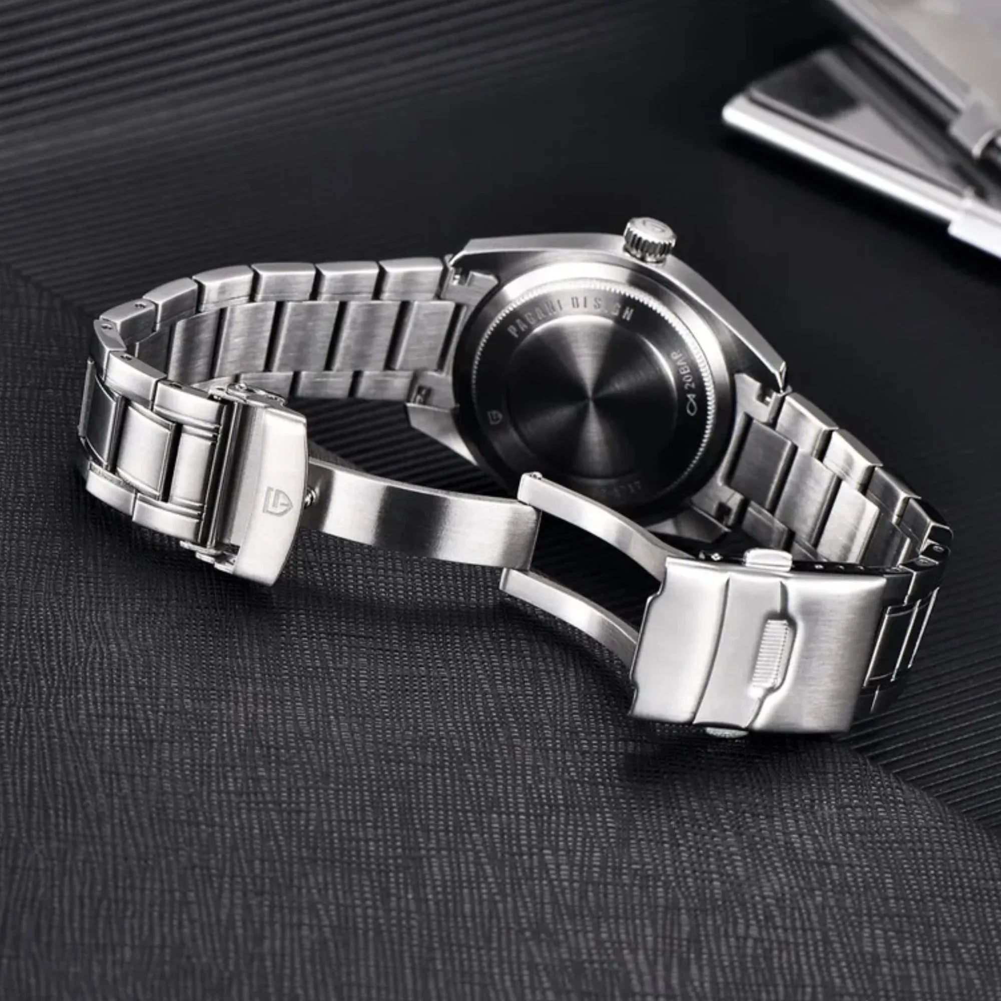 Pagani Design PD-1717 V2 Spirit Pilot 38MM 200M Waterproof Japan Automatic Mechanical Watch Sapphire Crystal Luminous Stainless Steel - DREAM WATCHES