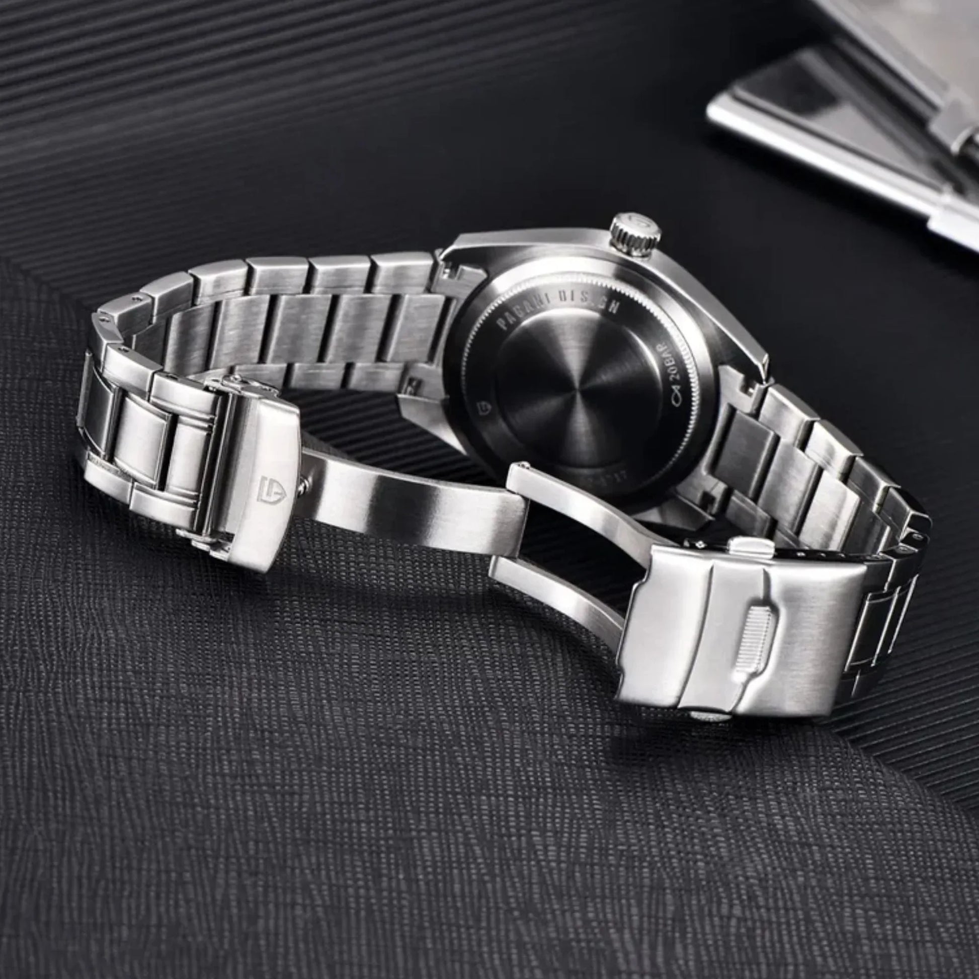 Pagani Design PD-1717 V2 Spirit Pilot 38MM 200M Waterproof Japan Automatic Mechanical Watch Sapphire Crystal Luminous Stainless Steel - DREAM WATCHES