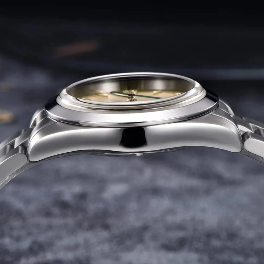 Pagani Design PD-1723 Air King 36 mm 200 m Waterproof PT5000 Automatic Mechanical Watch AR Sapphire crystal Luminous Stainless steel Business Watch - Salmon - DREAM WATCHES