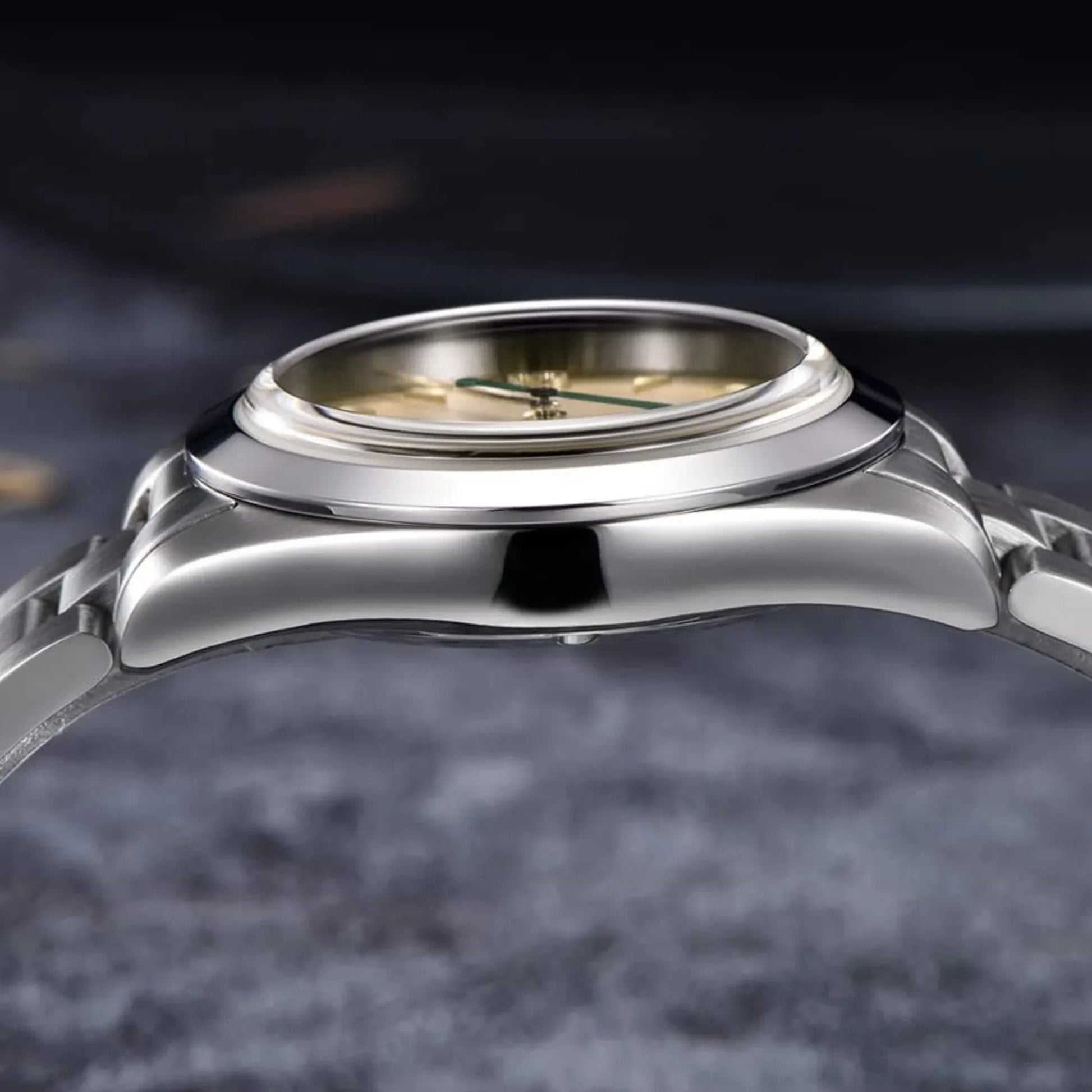 Pagani Design PD-1723 Air King 36 mm 200 m Waterproof PT5000 Automatic Mechanical Watch AR Sapphire crystal Luminous Stainless steel Business Watch - Salmon - DREAM WATCHES