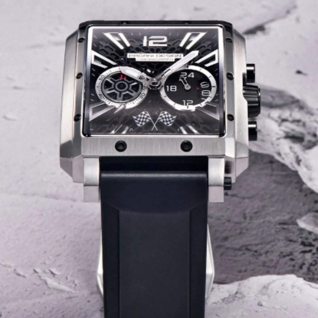 Pagani Design PD-1725 Racing Series Skeleton Design Men's 50M Waterproof Chronograph Japan VK64 Quartz Watch 40MM Sapphire Crystal Sports Watch - DREAM WATCHES
