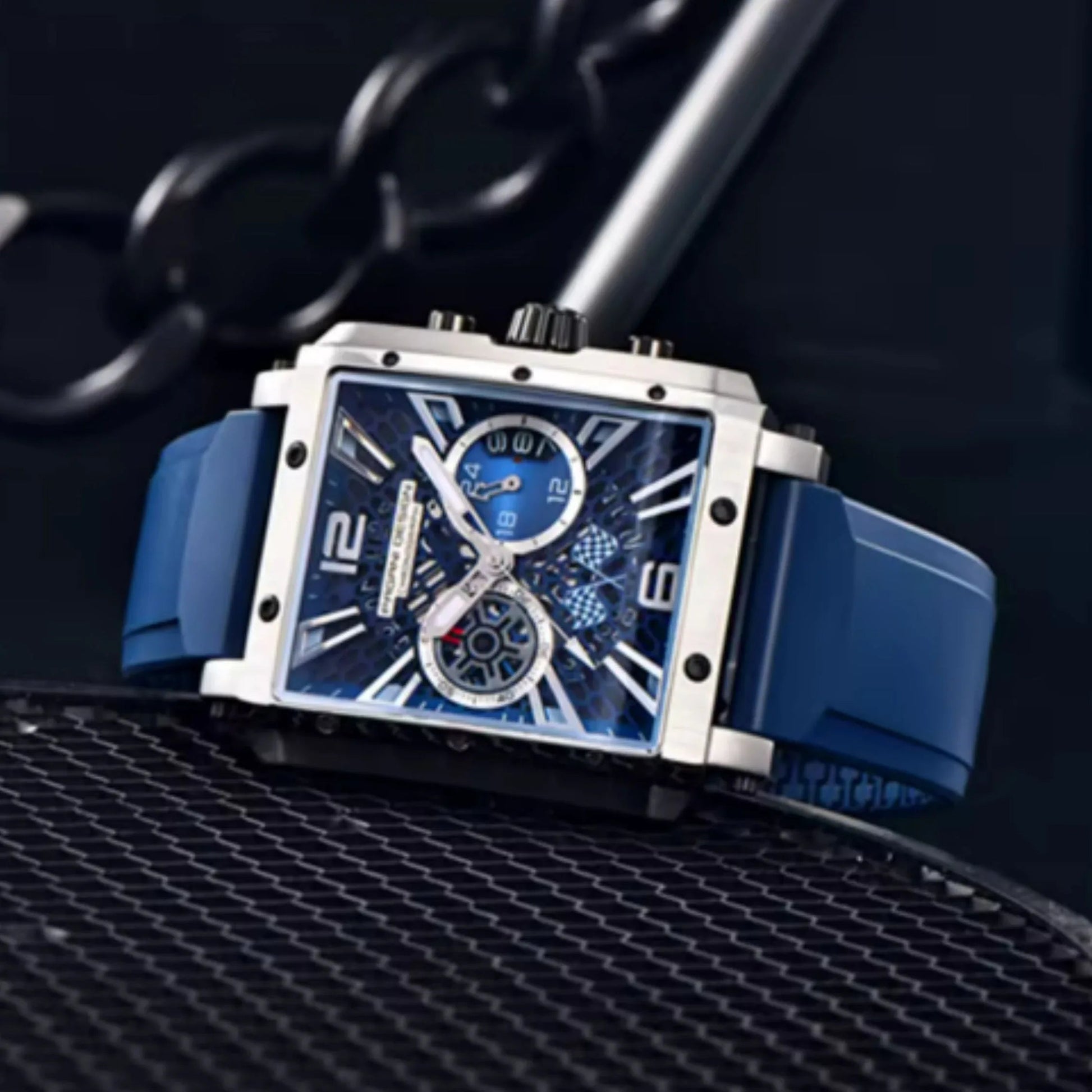 Pagani Design PD-1725 Racing Series Skeleton Design Men's 50M Waterproof Chronograph Japan VK64 Quartz Watch 40MM Sapphire Crystal Sports Watch - DREAM WATCHES