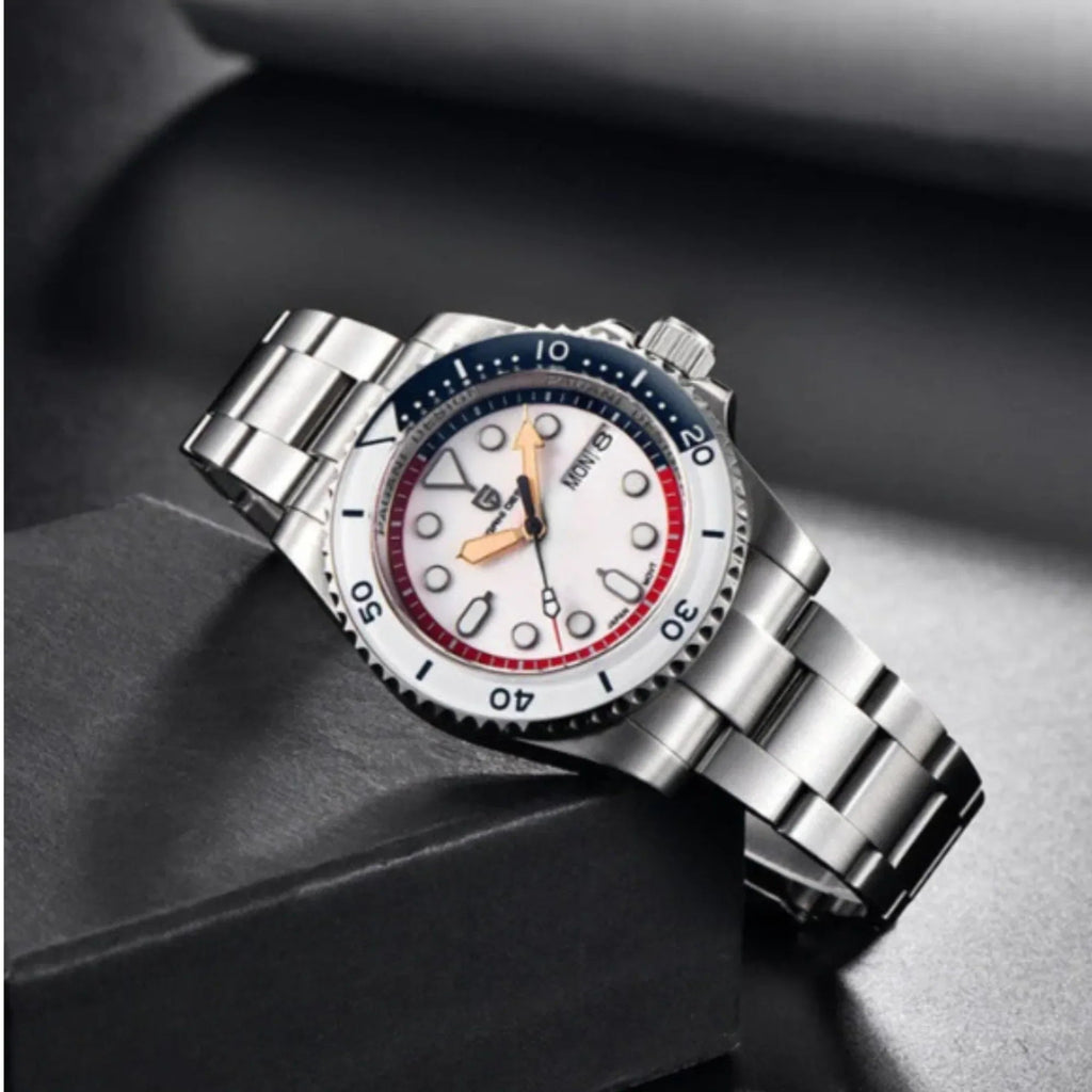 Pagani Design PD- 1726 Men's Automatic Watches Japan NH35 Movement Stainless Steel Band 200M Waterproof Sport Watch - DREAM WATCHES