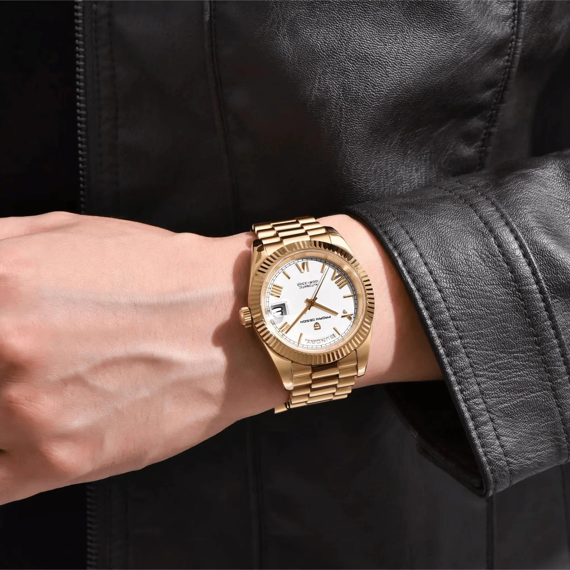 Pagani Design PD-1752 Presidential Day-Date Homage Automatic Movement (ST-16) | 36 MM Watch - DREAM WATCHES