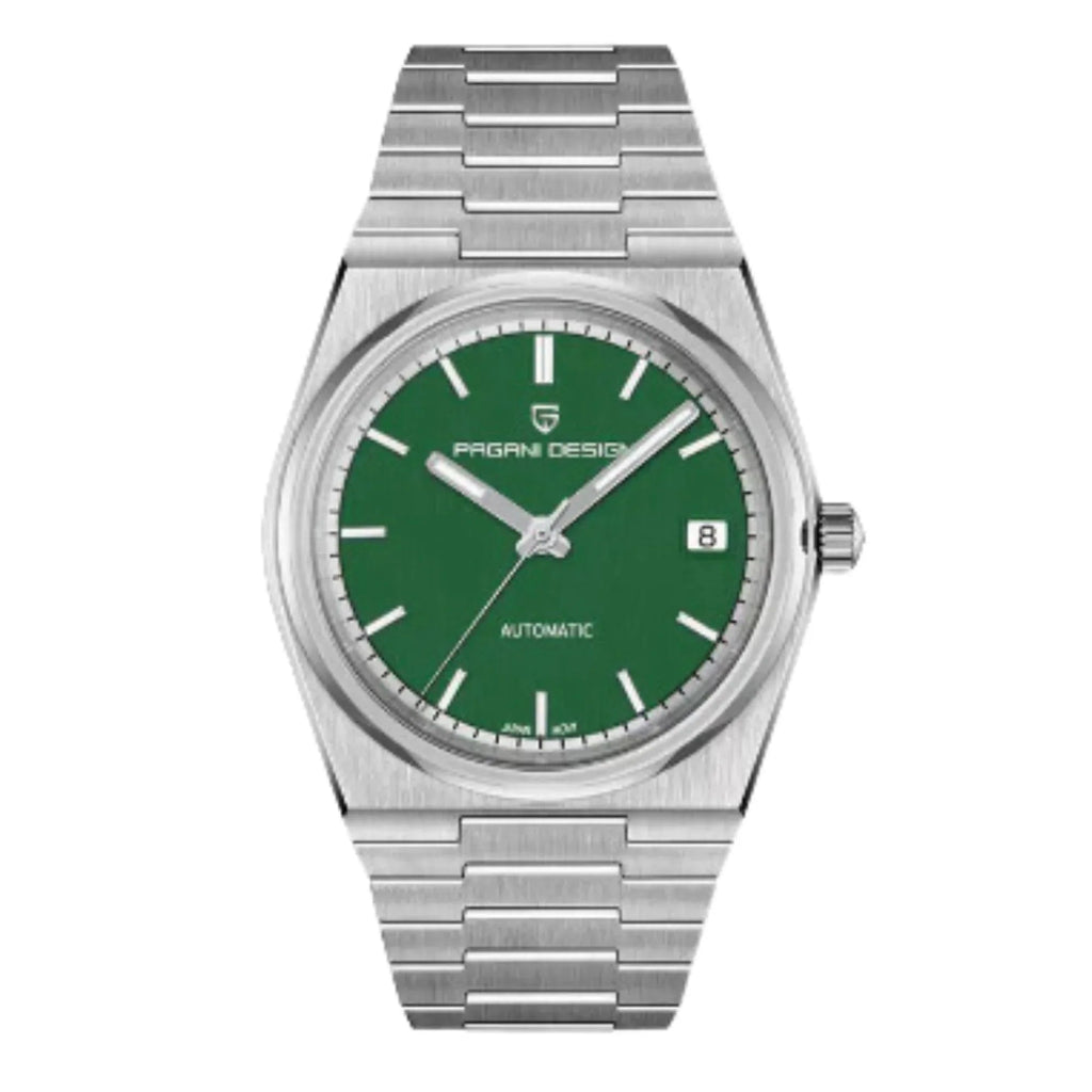 Pagani Design PD-1753 PRX Powermatic 38MM 100M Waterproof Japan NH35 Automatic Mechanical Watch Sapphire Crystal AR Coating Luminous Stainless Steel Business Watch - Green - DREAM WATCHES
