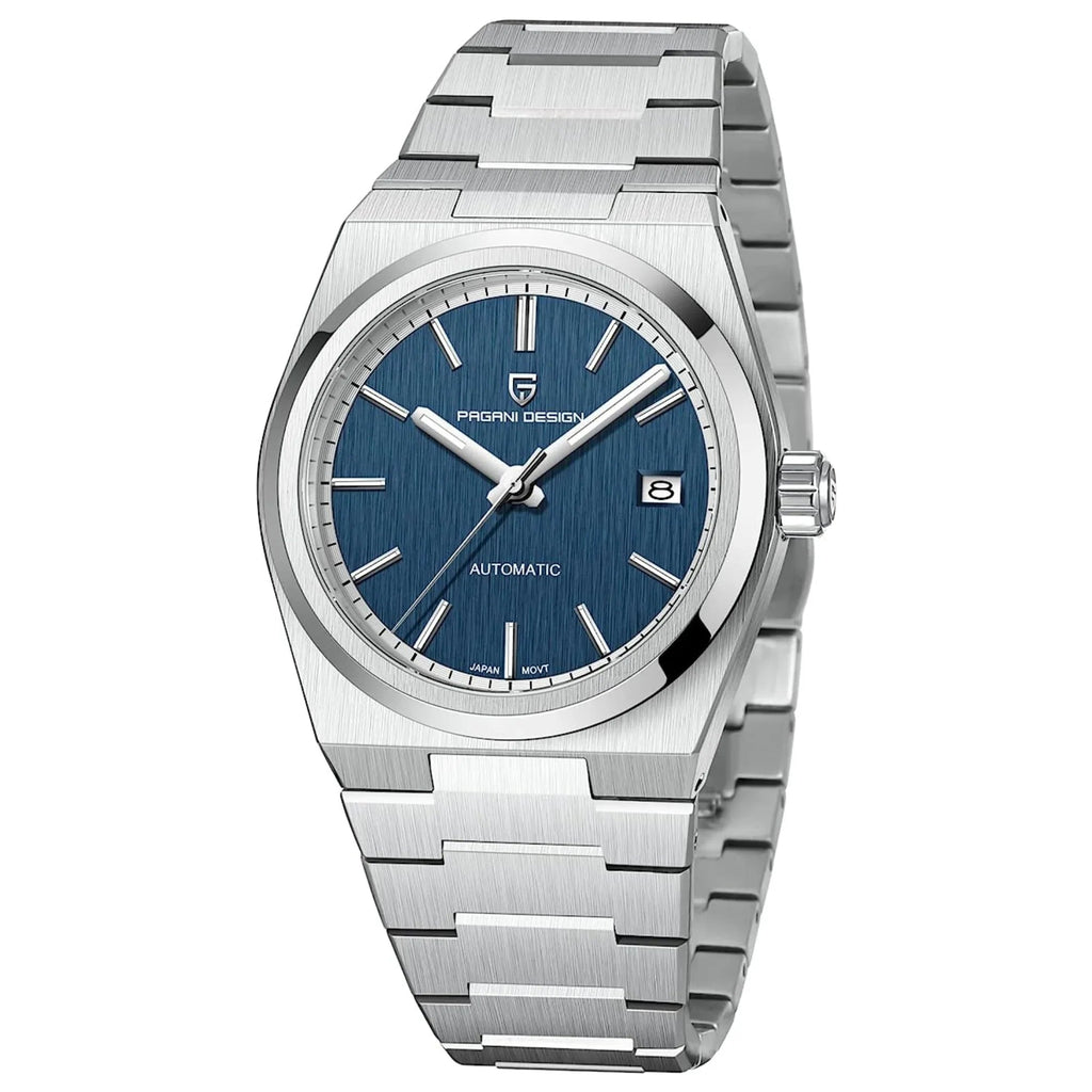 Pagani Design PD-1753 PRX Powermatic 38MM 100M Waterproof Japan NH35 Automatic Mechanical Watch Sapphire Crystal AR Coating Luminous Stainless Steel Business Watch - Blue - DREAM WATCHES