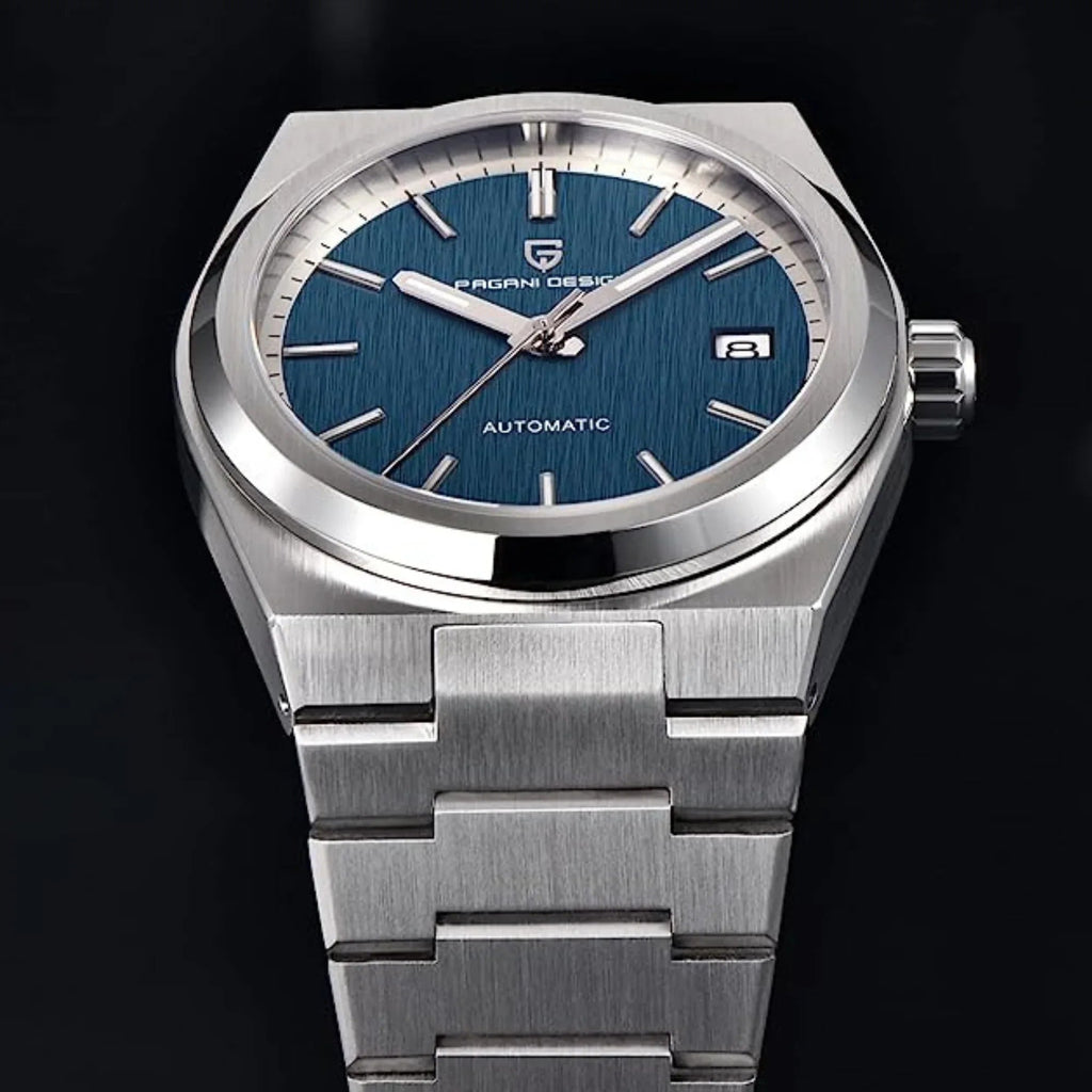 Pagani Design PD-1753 PRX Powermatic 38MM 100M Waterproof Japan NH35 Automatic Mechanical Watch Sapphire Crystal AR Coating Luminous Stainless Steel Business Watch - Blue - DREAM WATCHES