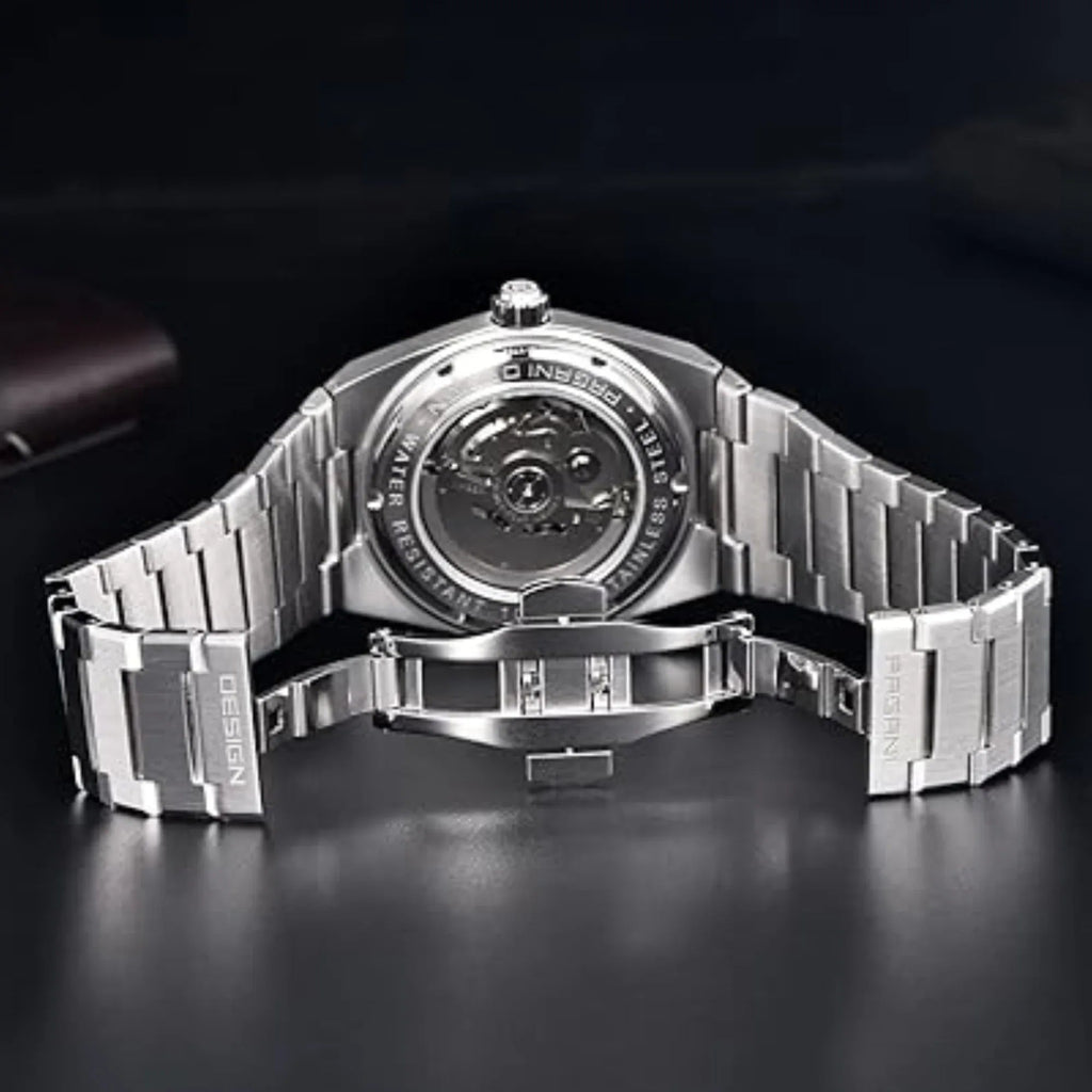 Pagani Design PD-1753 PRX Powermatic 38MM 100M Waterproof Japan NH35 Automatic Mechanical Watch Sapphire Crystal AR Coating Luminous Stainless Steel Business Watch - Green - DREAM WATCHES