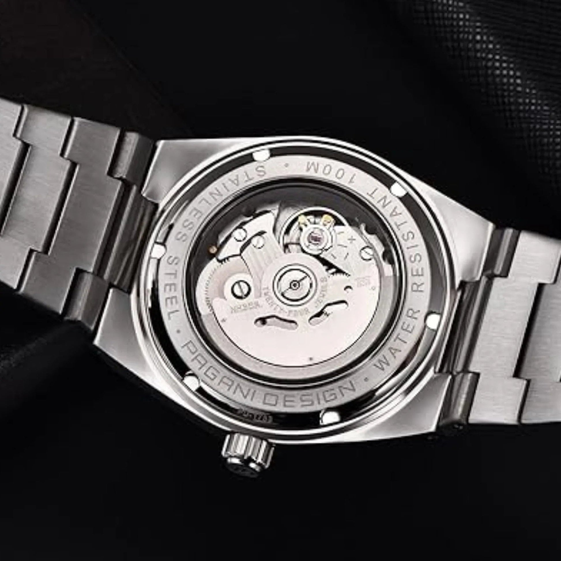 Pagani Design PD-1753 PRX Powermatic 38MM 100M Waterproof Japan NH35 Automatic Mechanical Watch Sapphire Crystal AR Coating Luminous Stainless Steel Business Watch - Green - DREAM WATCHES
