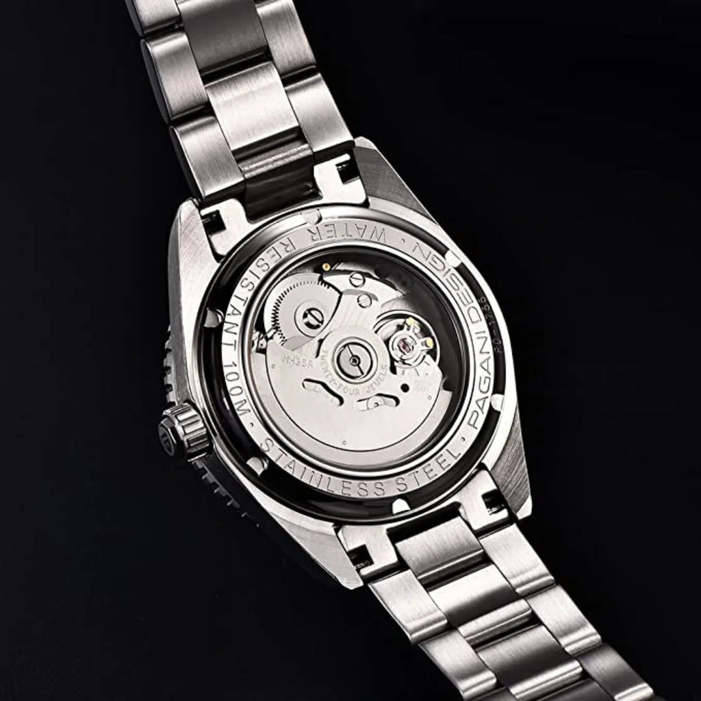 Pagani Design PD-1755 Waterproof Automatic with NH-35 Movement Stainless Steel Men's 40MM Watch - Black - DREAM WATCHES