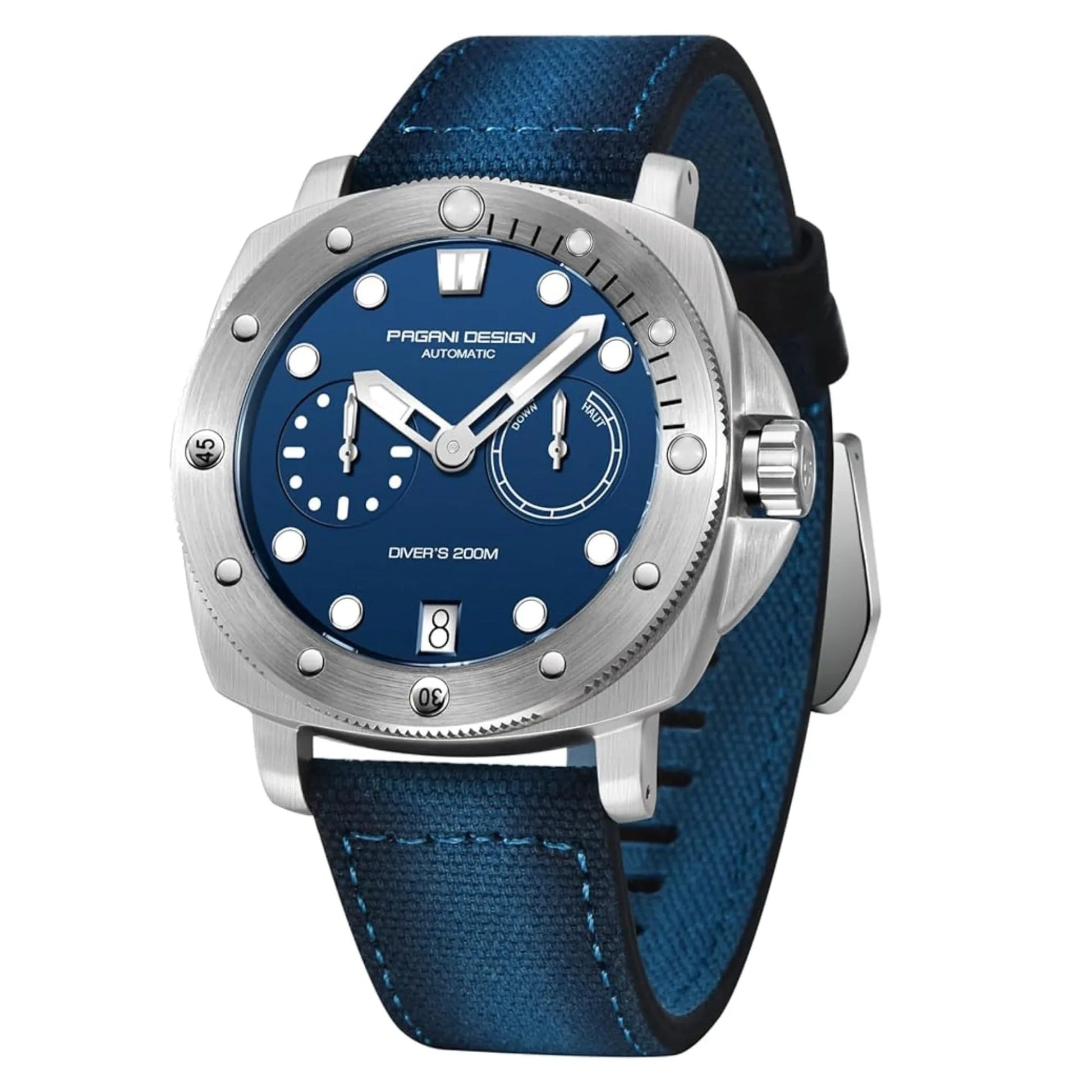 Pagani Design PD-1767 Men's CAL.2C10 Automatic Mechanical Watch 41MM - Blue - DREAM WATCHES
