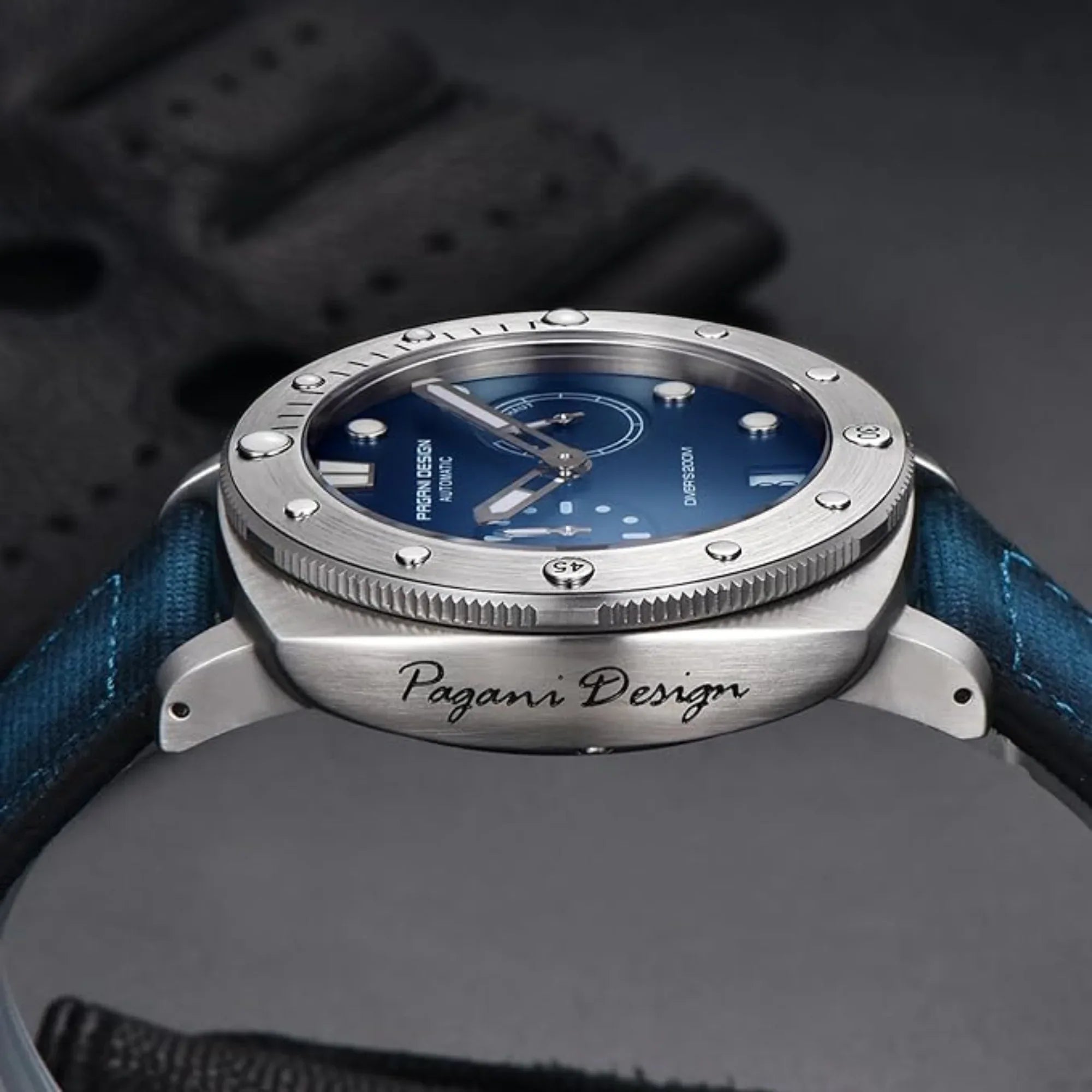 Pagani Design PD-1767 Men's CAL.2C10 Automatic Mechanical Watch 41MM - Blue - DREAM WATCHES