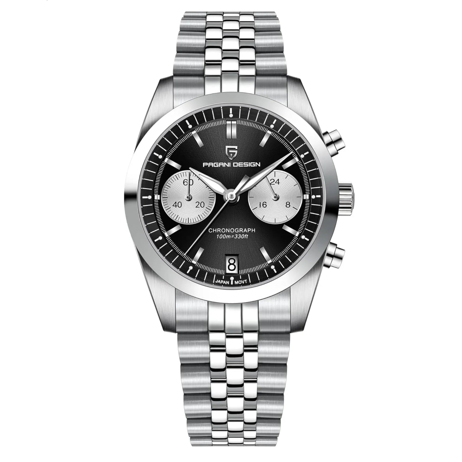 Pagani Design 007 Seamaster Herren Automatische Taucheruhr Gummi Nylonband, Keramik Lünette