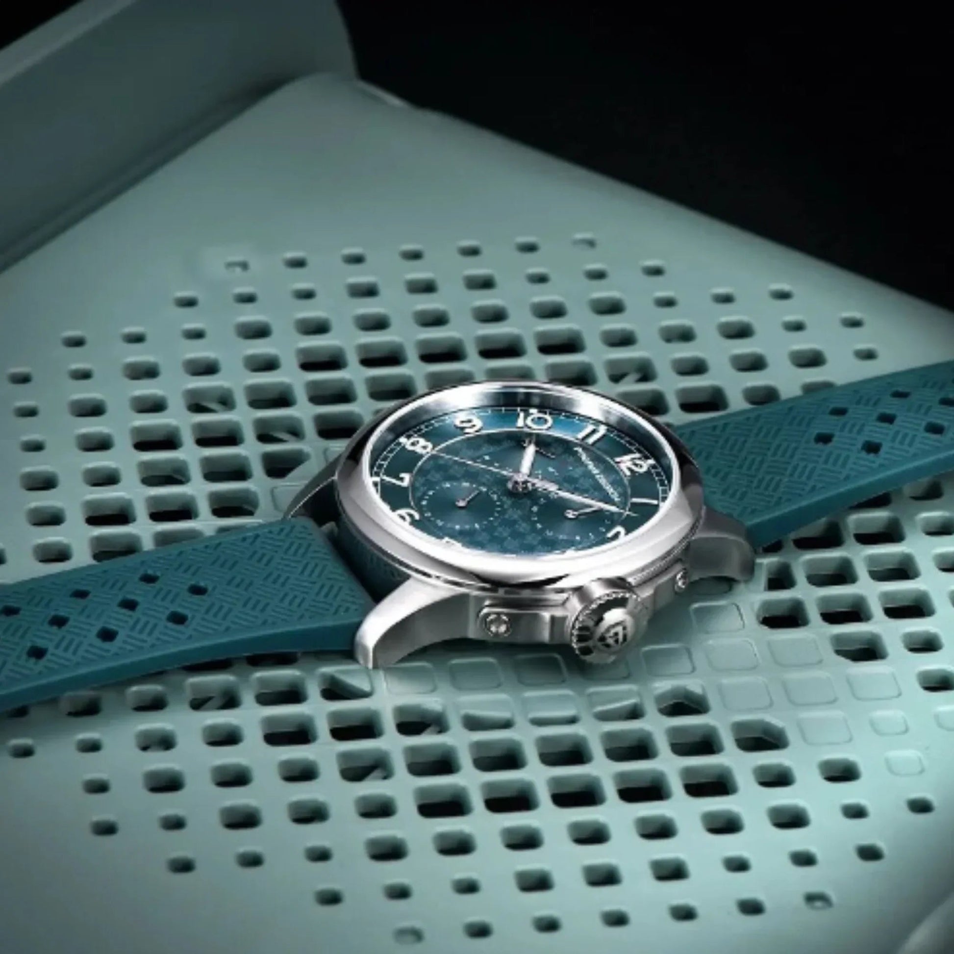 Pagani Design PD-1780 Japanese Quartz Movement Wristwatch with Sapphire Crystal Calendar New 24 Hours 100M Waterproof Watch - Sea Blue/Green Dial - DREAM WATCHES