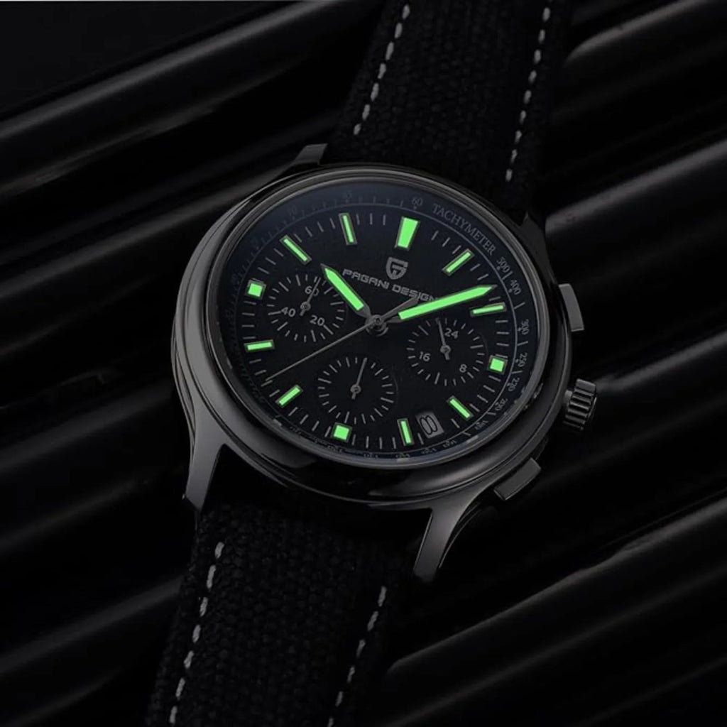 Pagani Design PD-1781 Men's Watch Japanese Movement Leather Woven Watch 100 m Waterproof Luxury Men's Quartz Watch - DREAM WATCHES