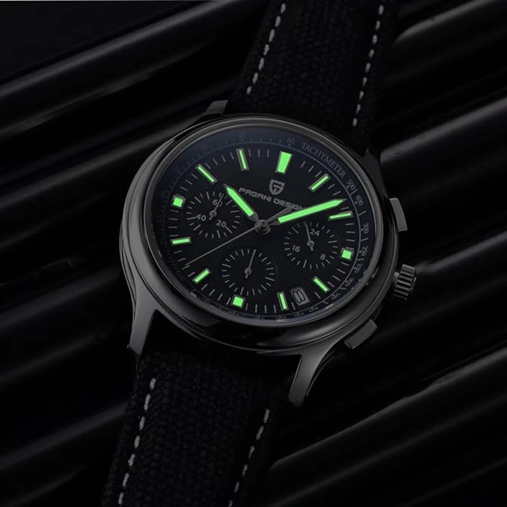 Pagani Design PD-1781 Men's Watch Japanese Movement Leather Woven Watch 100 m Waterproof Luxury Men's Quartz Watch - DREAM WATCHES