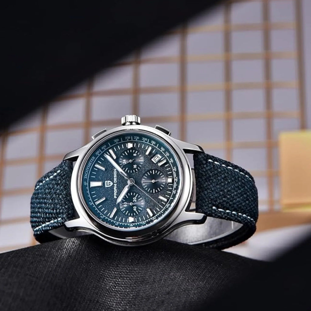 Pagani Design PD-1781 Men's Watch Japanese Movement Leather Woven Watch 100 m Waterproof Luxury Men's Quartz Watch - DREAM WATCHES
