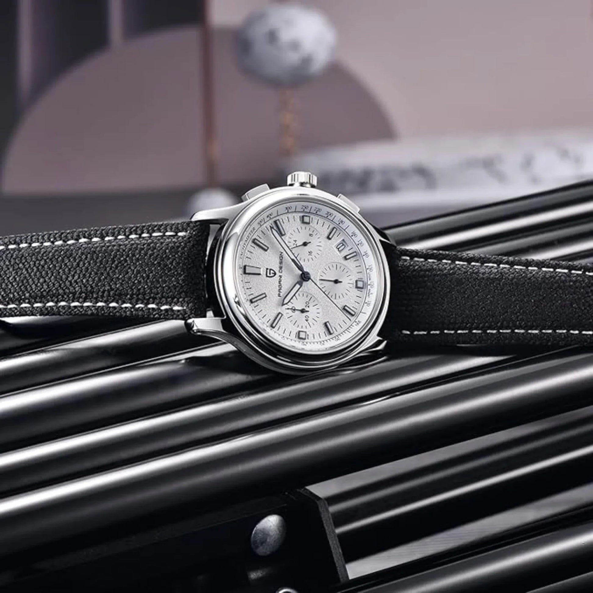 Pagani Design PD-1781 Men's Watch Japanese Movement Leather Woven Watch 100 m Waterproof Luxury Men's Quartz Watch - DREAM WATCHES
