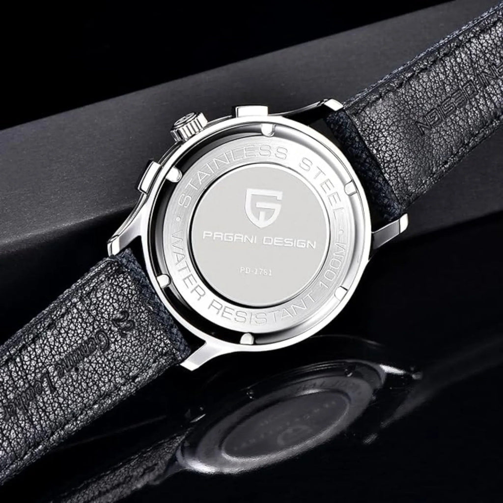 Pagani Design PD-1781 Men's Watch Japanese Movement Leather Woven Watch 100 m Waterproof Luxury Men's Quartz Watch - DREAM WATCHES