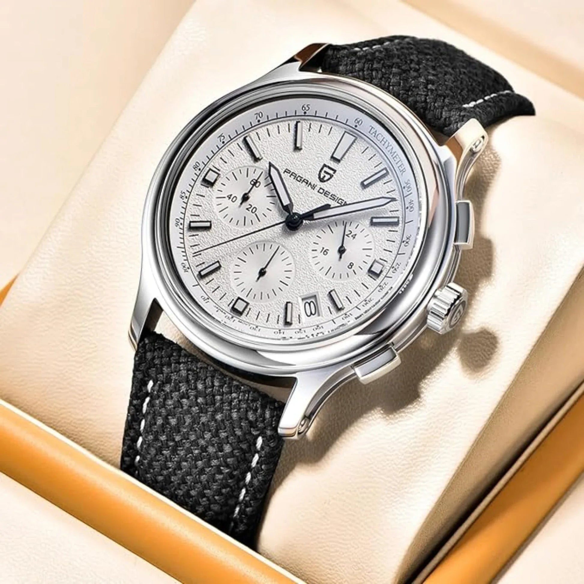 Pagani Design PD-1781 Men's Watch Japanese Movement Leather Woven Watch 100 m Waterproof Luxury Men's Quartz Watch - DREAM WATCHES