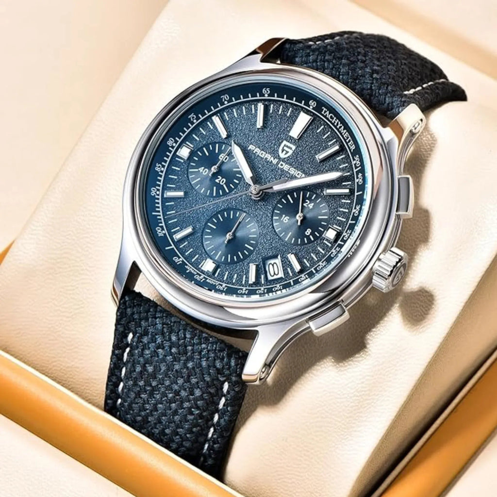 Pagani Design PD-1781 Men's Watch Japanese Movement Leather Woven Watch 100 m Waterproof Luxury Men's Quartz Watch - DREAM WATCHES