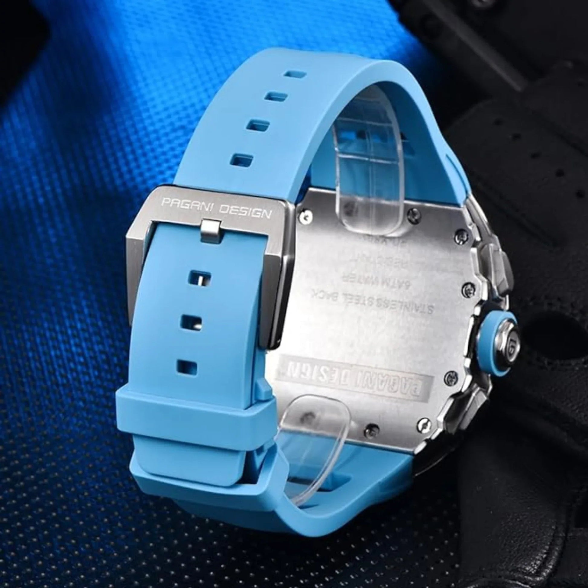 Pagani Design PD-YS011 Mens Skeleton Quartz Wristwatch YM92 Movt Watch for Men Sapphire Glass Stainless Steel Case Waterproof Clock - DREAM WATCHES