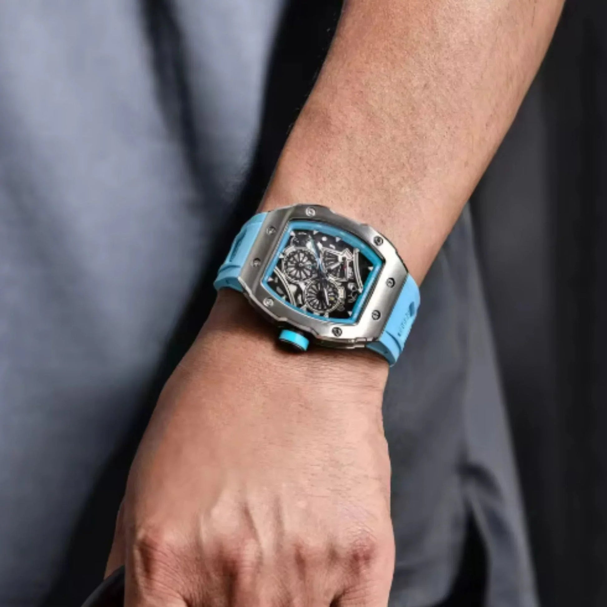 Pagani Design PD-YS012 Tonneau Watch Men's 41MM 50M Waterproof Fashion Quartz Japan VH88 Quartz Watch Fashion Sapphire Crystal Stainless Steel Luminous Business Watch - DREAM WATCHES