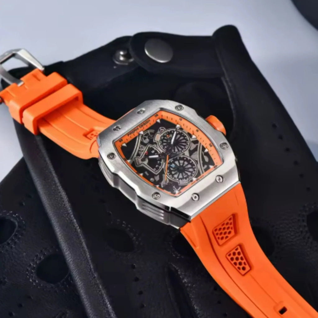 Pagani Design PD-YS012 Tonneau Watch Men's 41MM 50M Waterproof Fashion Quartz Japan VH88 Quartz Watch Fashion Sapphire Crystal Stainless Steel Luminous Business Watch - DREAM WATCHES