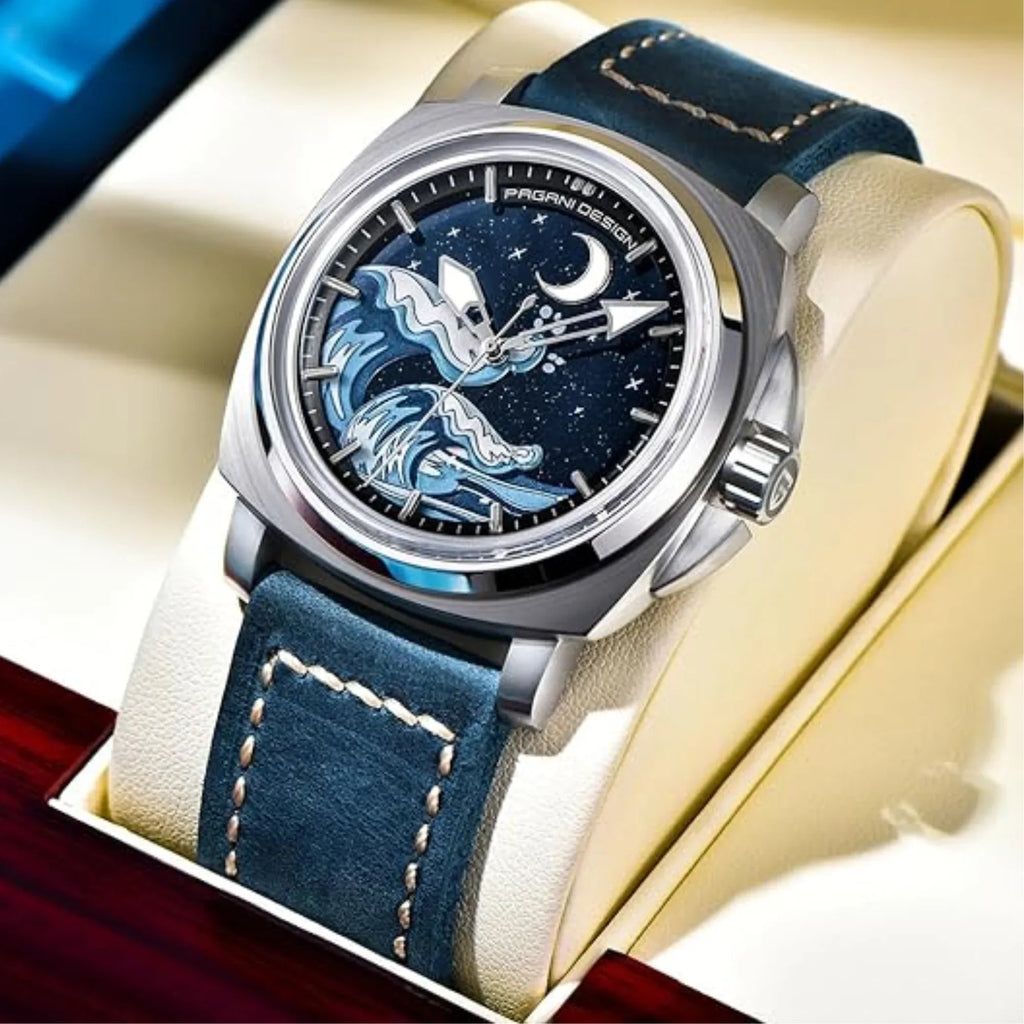 PAGANI DESIGN PD-YS014 43 mm Men's Automatic Stainless Steel Wrist Watch with SEIKO NH-35A Movement - DREAM WATCHES