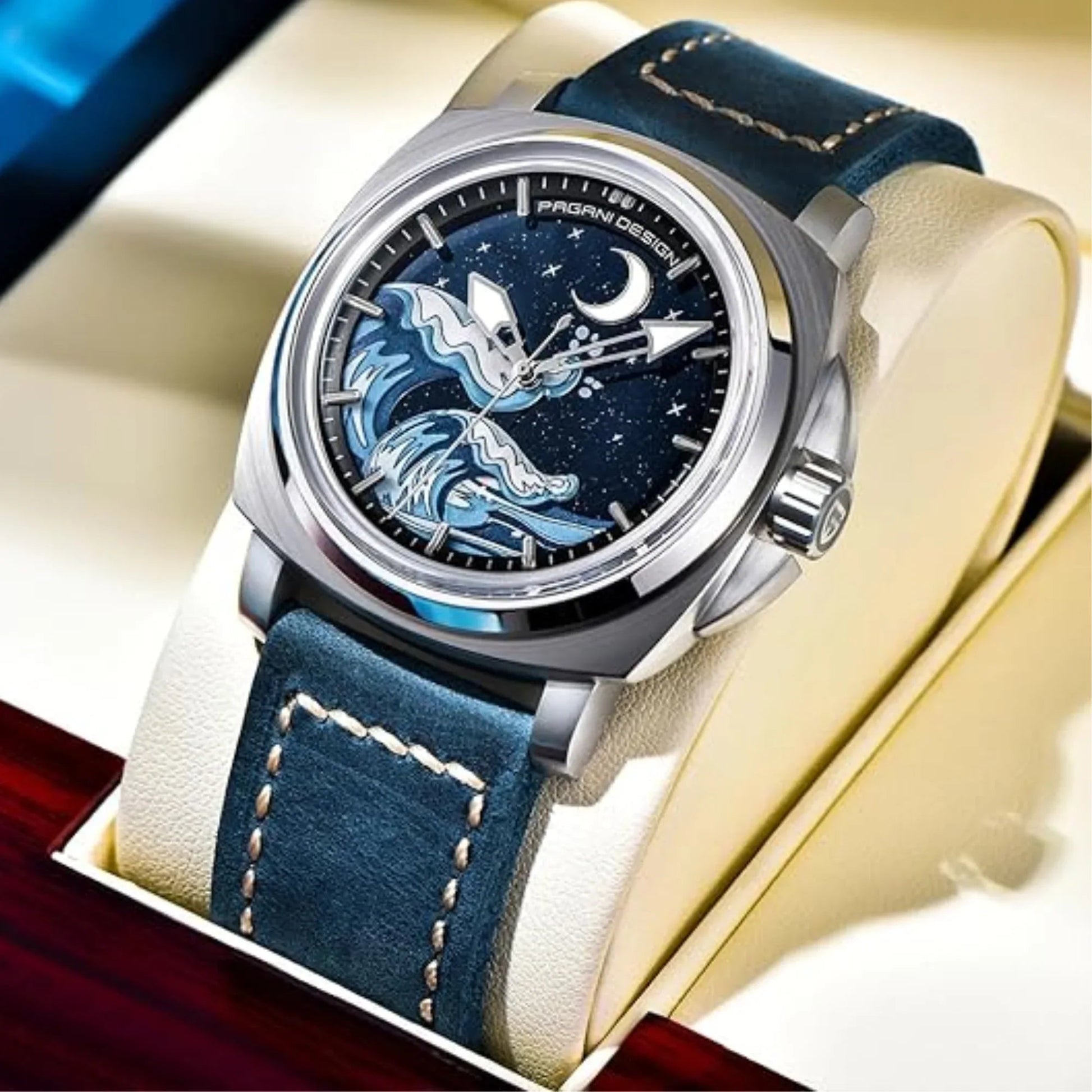 PAGANI DESIGN PD-YS014 43 mm Men's Automatic Stainless Steel Wrist Watch with SEIKO NH-35A Movement - DREAM WATCHES