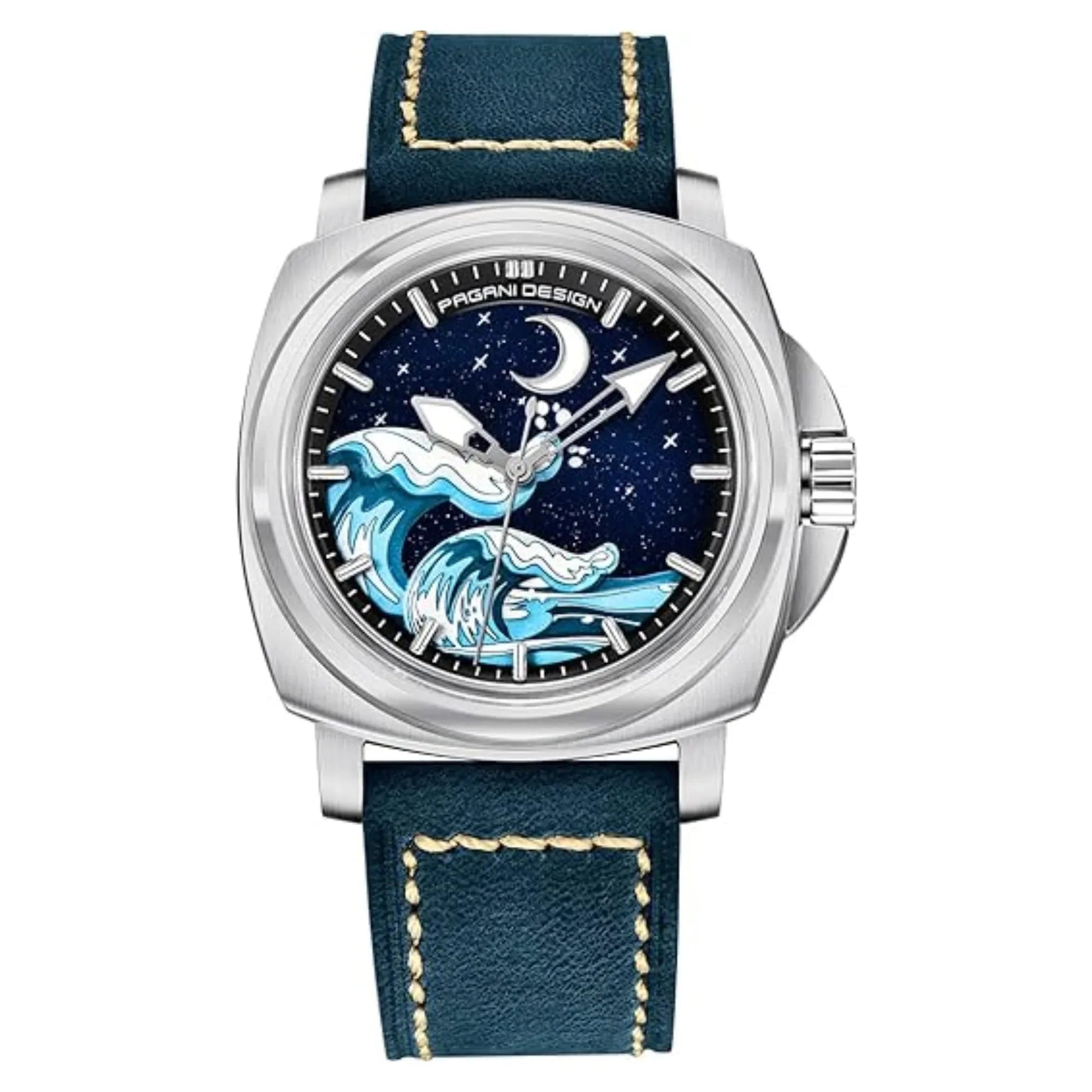 PAGANI DESIGN PD-YS014 43 mm Men's Automatic Stainless Steel Wrist Watch with SEIKO NH-35A Movement - DREAM WATCHES