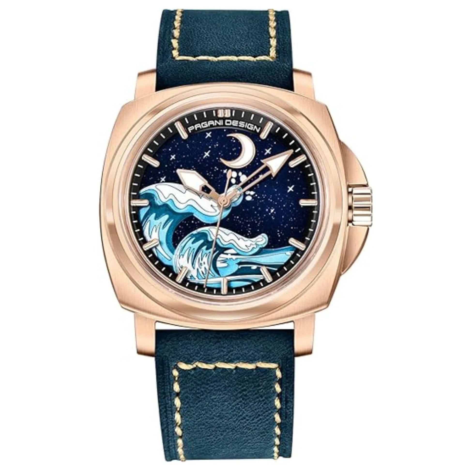 PAGANI DESIGN PD-YS014 43 mm Men's Automatic Stainless Steel Wrist Watch with SEIKO NH-35A Movement - DREAM WATCHES