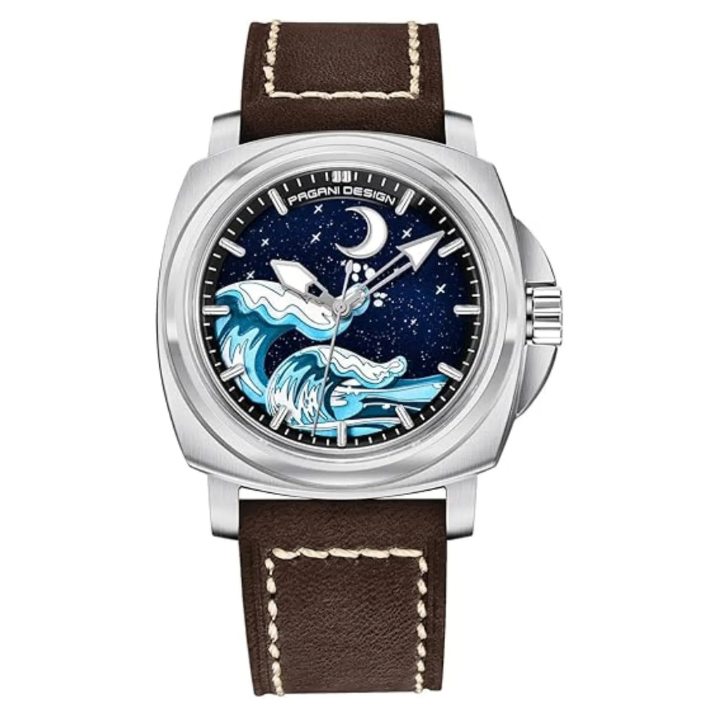 PAGANI DESIGN PD-YS014 Men's Automatic Watches 43mm Stainless Steel Mechanical Wrist Watch for Men SEIKO NH35A Movement - DREAM WATCHES