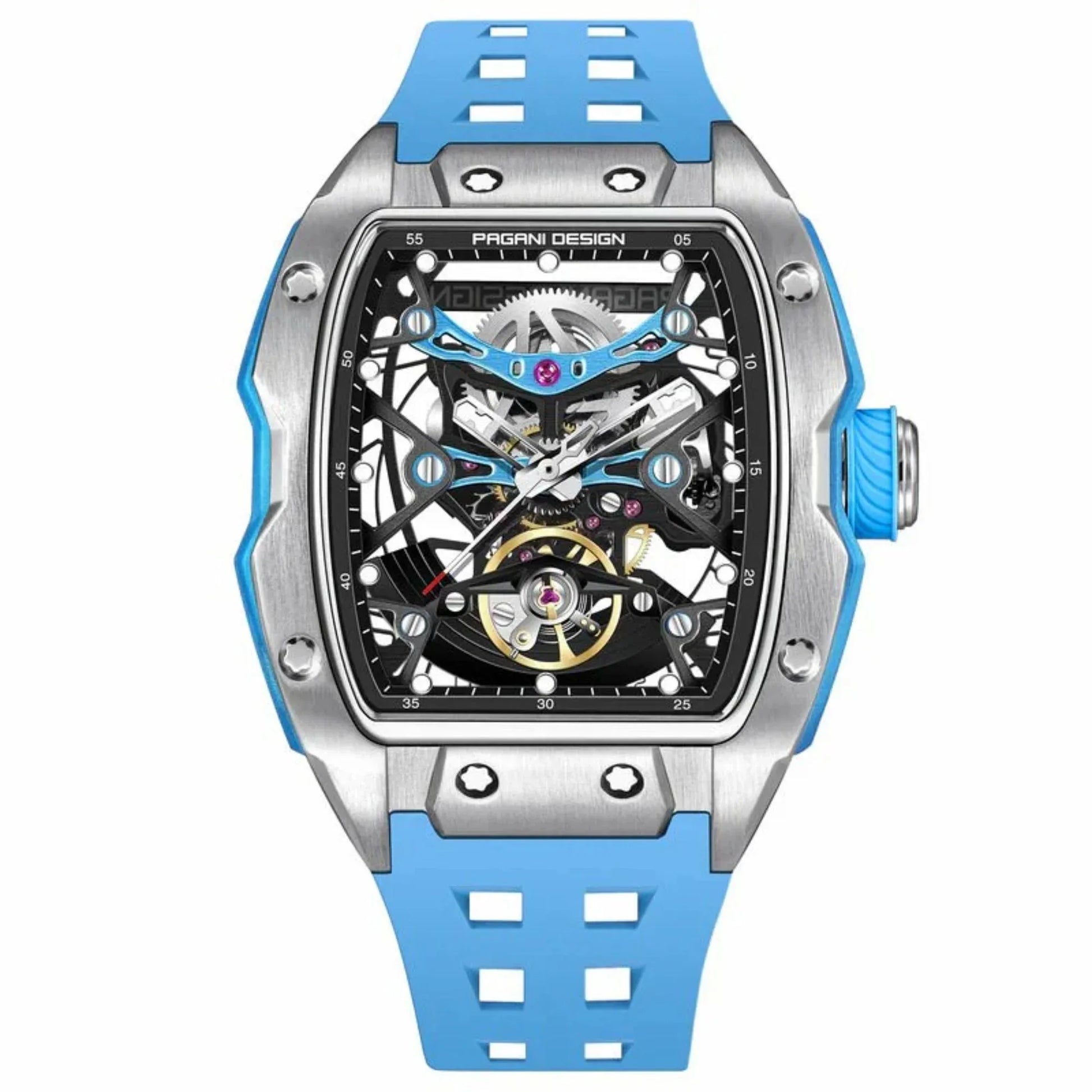 Pagani Design PD-YS018 Tonneau Mechanical Watch Men's 42MM 50M Waterproof Automatic Mechanical Watch - DREAM WATCHES