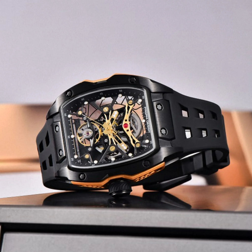 Pagani Design PD-YS018 Tonneau Mechanical Watch Men's 42MM 50M Waterproof Fashion Automatic Mechanical Watch - DREAM WATCHES