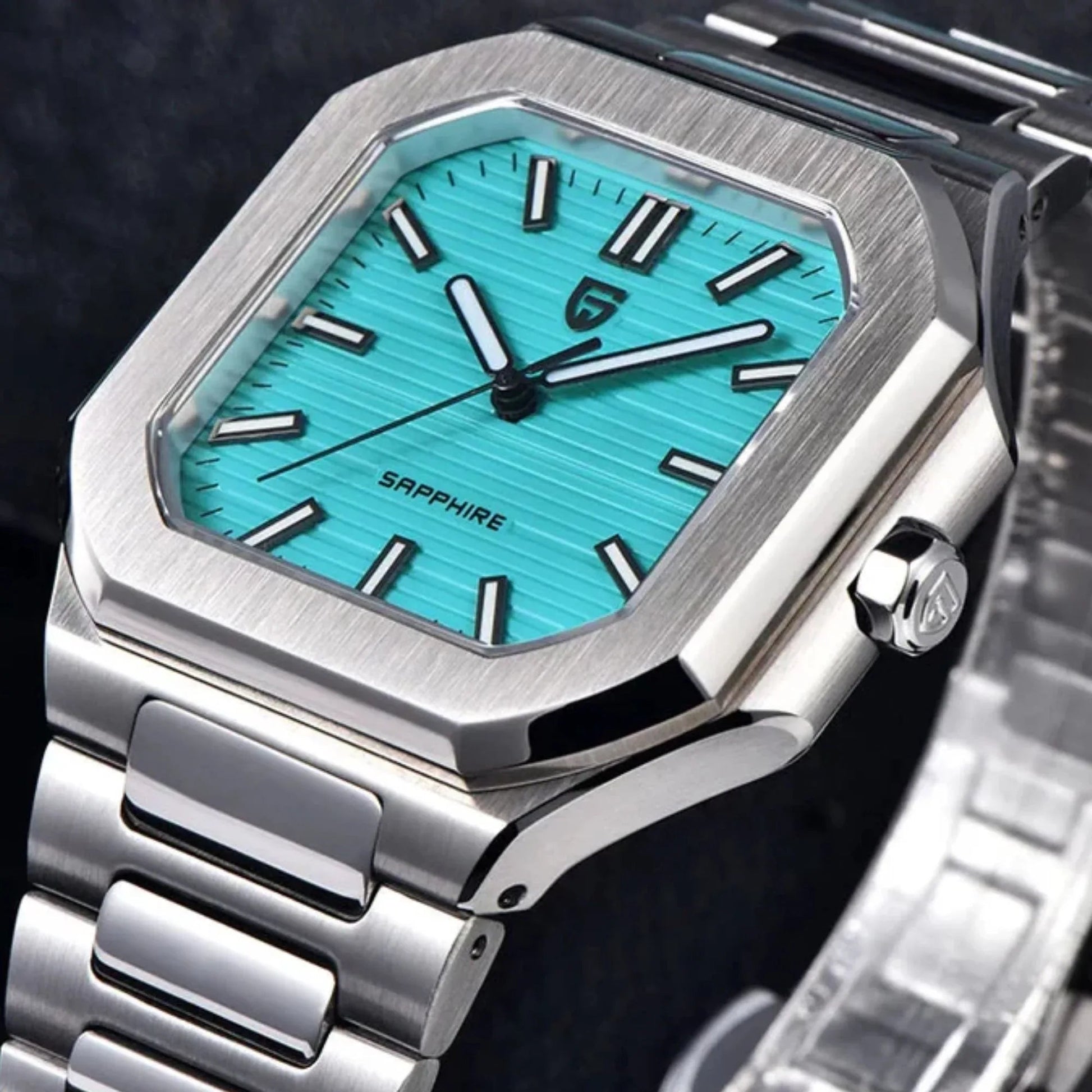 PAGANI DESIGN PD-YS019 Men's 37MM Stainless Steel Sports Waterproof Business Wrist Watch with Seiko VH31 Sweep Seconds - Cubitus - DREAM WATCHES