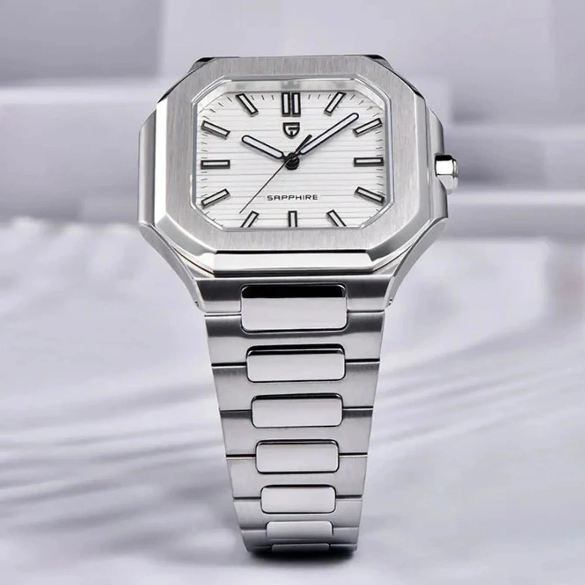 PAGANI DESIGN PD-YS019 Men's 37MM Stainless Steel Sports Waterproof Business Wrist Watch with Seiko VH31 Sweep Seconds - Cubitus - DREAM WATCHES