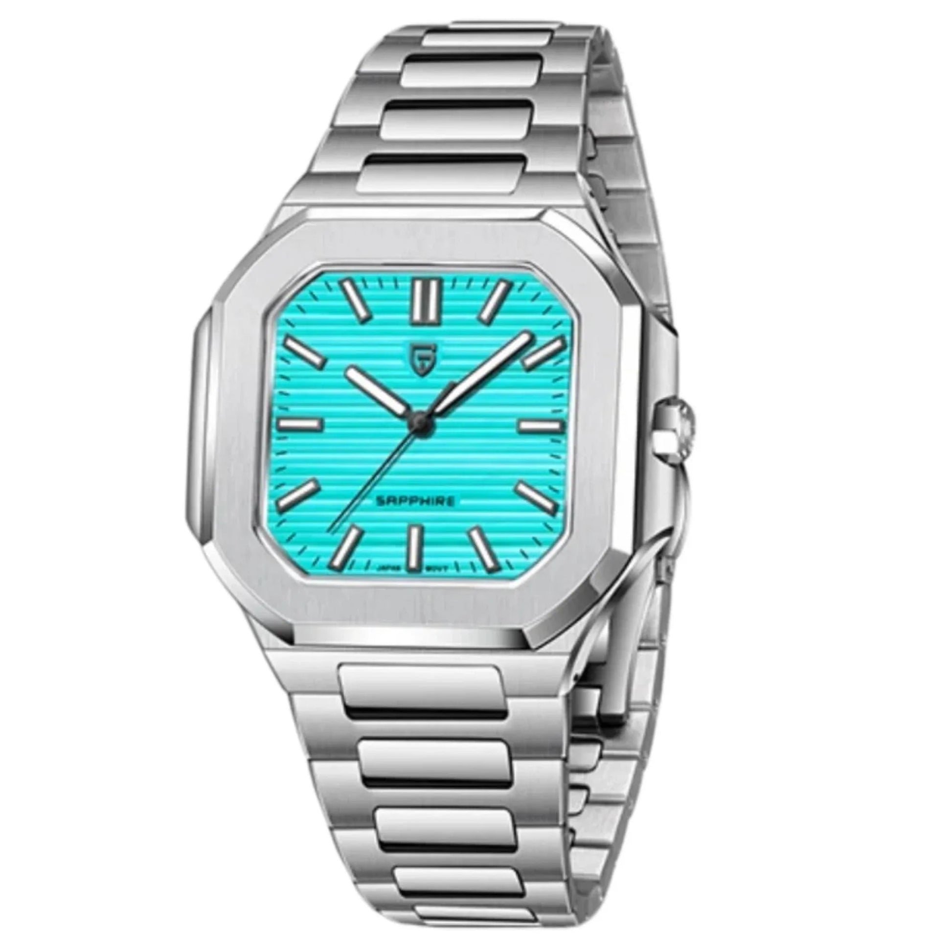 PAGANI DESIGN PD-YS019 Men's 37MM Stainless Steel Sports Waterproof Business Wrist Watch with Seiko VH31 Sweep Seconds - Cubitus - DREAM WATCHES