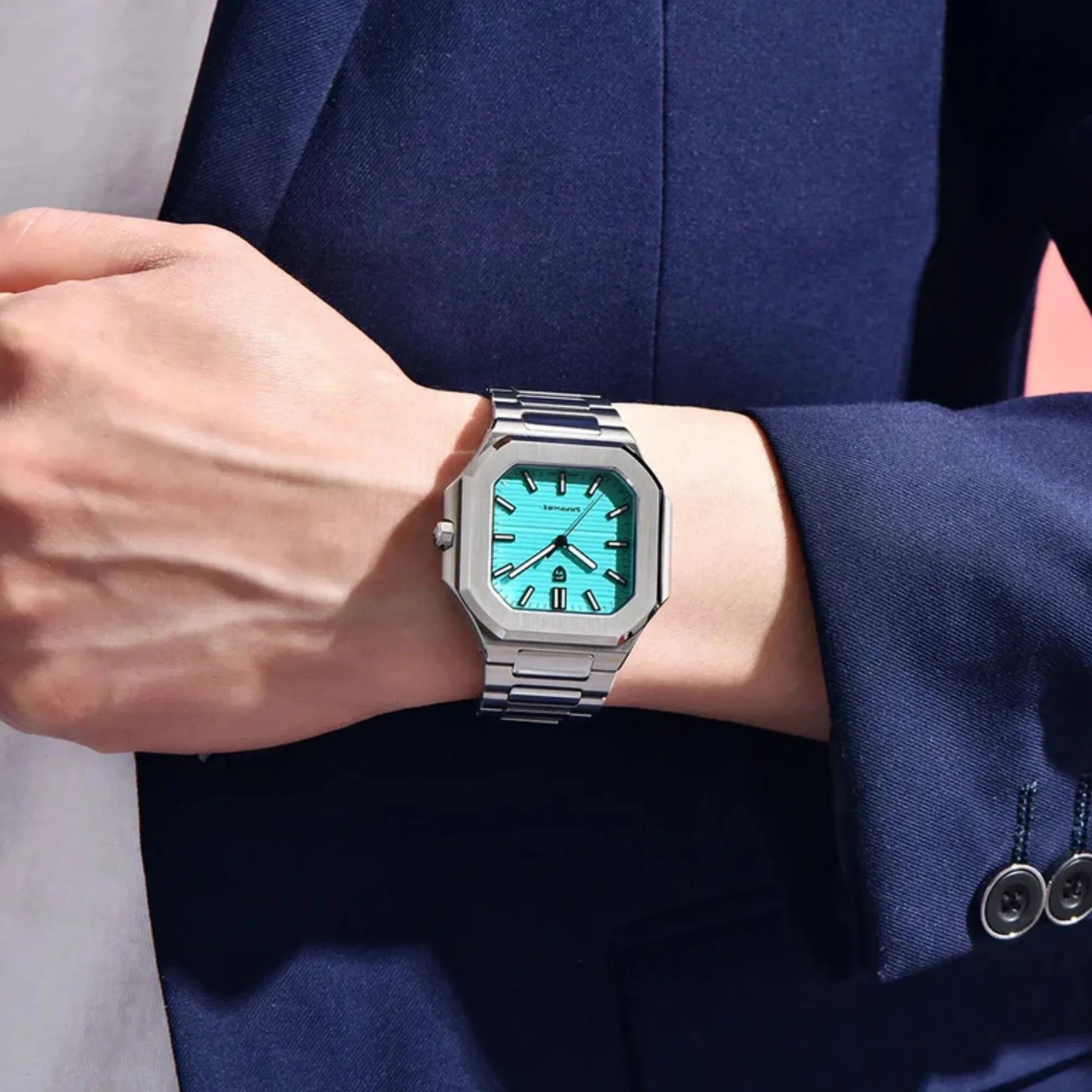 PAGANI DESIGN PD-YS019 Men's 37MM Stainless Steel Sports Waterproof Business Wrist Watch with Seiko VH31 Sweep Seconds - Cubitus - DREAM WATCHES